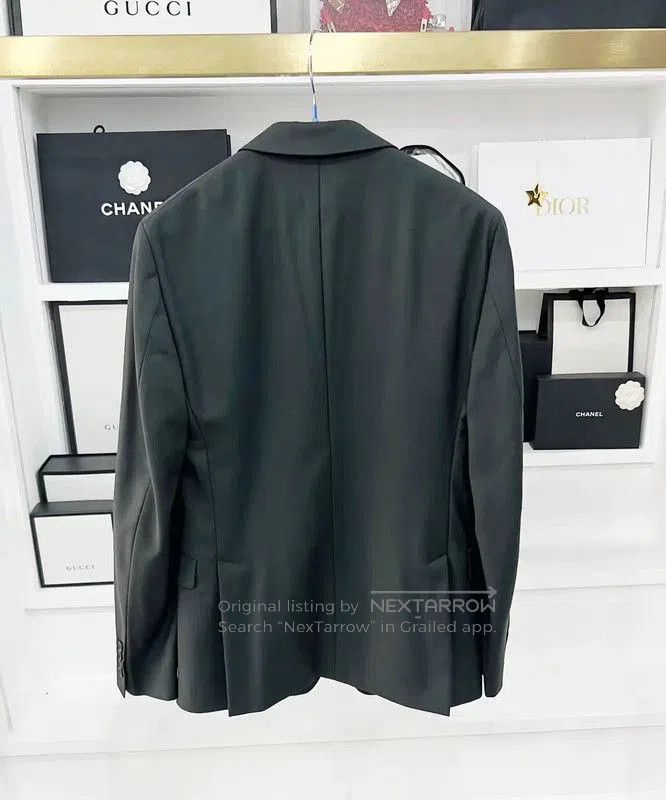 Prada Prada Black Wool Short Jacket for Men. Size US L / EU 52-54 / 3 - 4 Thumbnail
