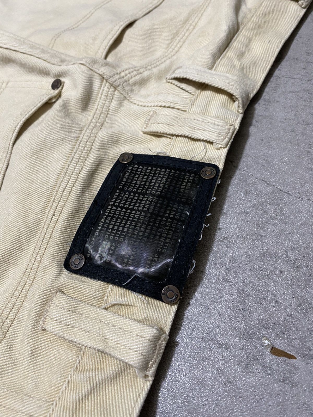 Southpole Y2K SOUTHPOLE BAGGY JEANS BEIGE Size US 34 / EU 50 - 5 Thumbnail