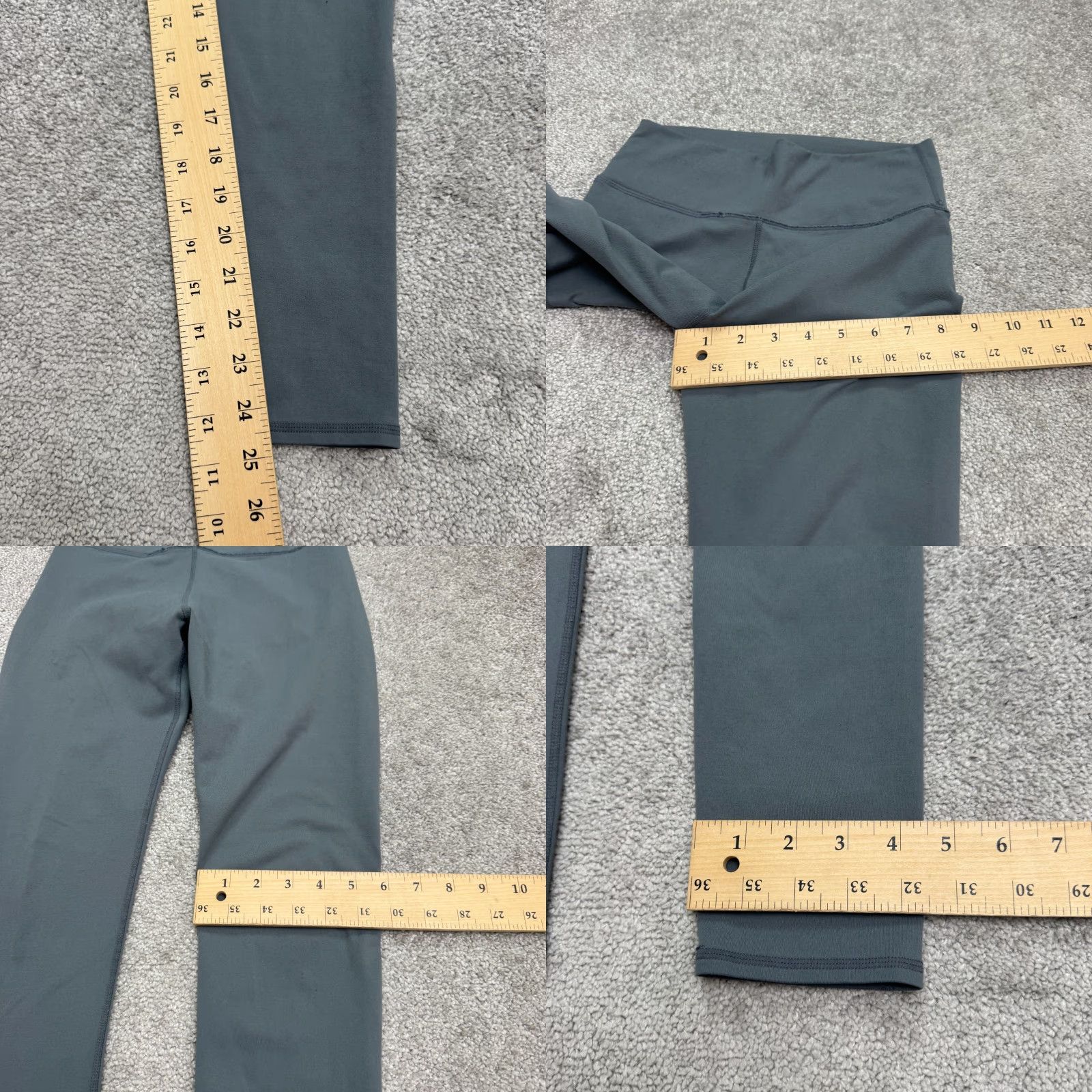 Fabletics VINTAGE None Fabletics Compression Cropped Leggings Womens Small Blue Activewear Leggings Small Blue Athleisure Yoga Women Size 28" / US 6 / IT 42 - 8 Thumbnail