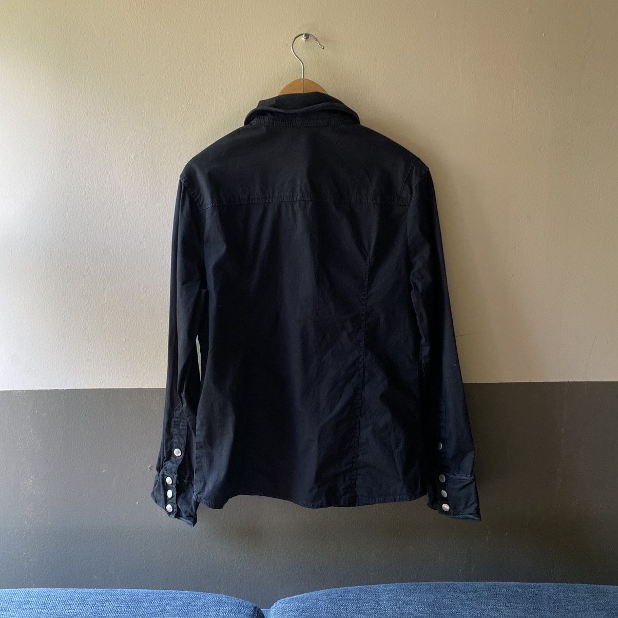 Japanese Brand Punk Presque Tout Black Snap-Button Shirt Size S / US 4 / IT 40 - 12 Thumbnail