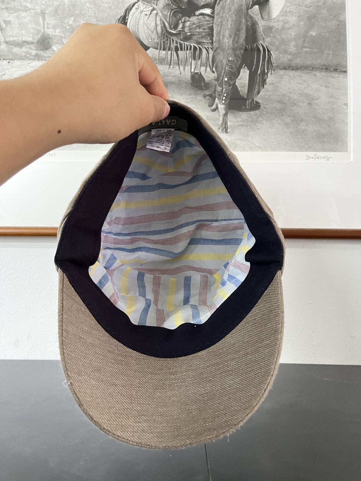 CA4LA RARE ‼️ Made In 🇯🇵 Ca4la Asymmetrical Cap Size ONE SIZE - 6 Thumbnail