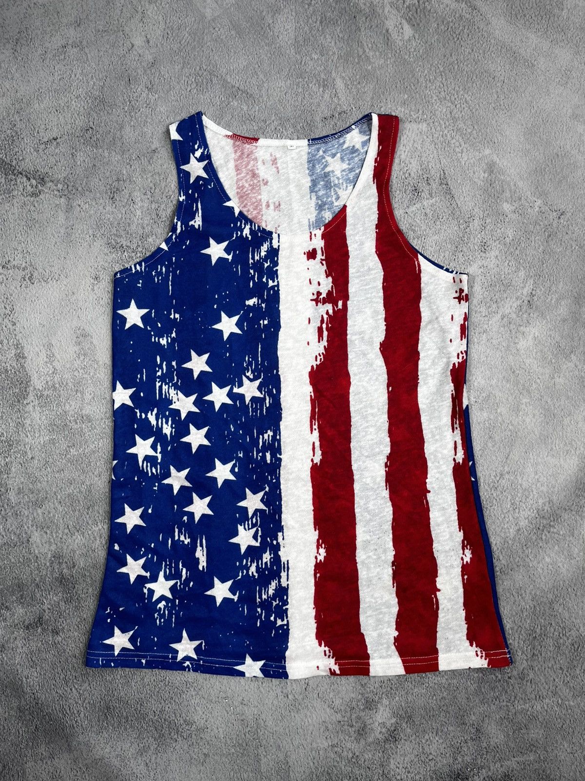 Other Vintage Y2K USA Flag tank top big logo streetwear M Size US M / EU 48-50 / 2 - 1 Thumbnail