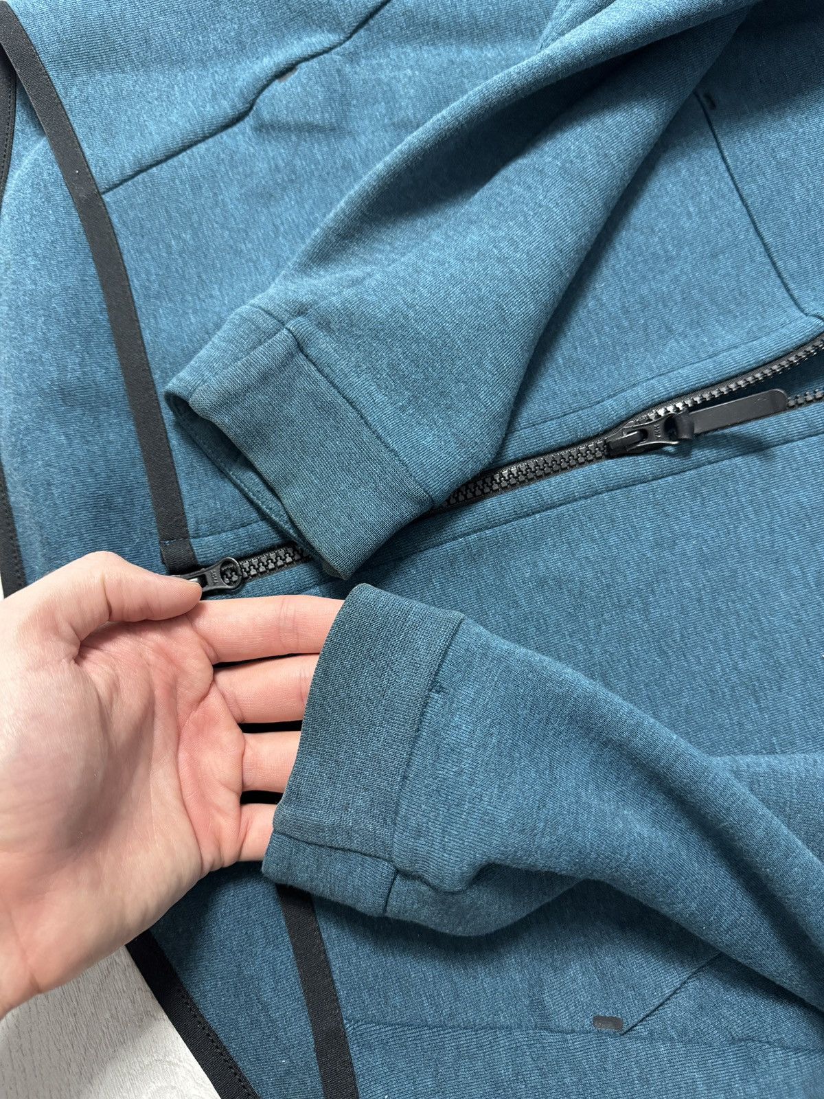 Vintage Nike Tech fleece drill tracksuit size M/L green logo Size US M / EU 48-50 / 2 - 6 Thumbnail