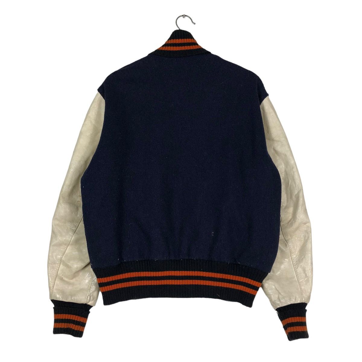 Toyo Enterprises 🔥VINTAGE LEATHER VARSITY JACKET DELONG USA CHICAGO BEARS Size US M / EU 48-50 / 2 - 10 Thumbnail