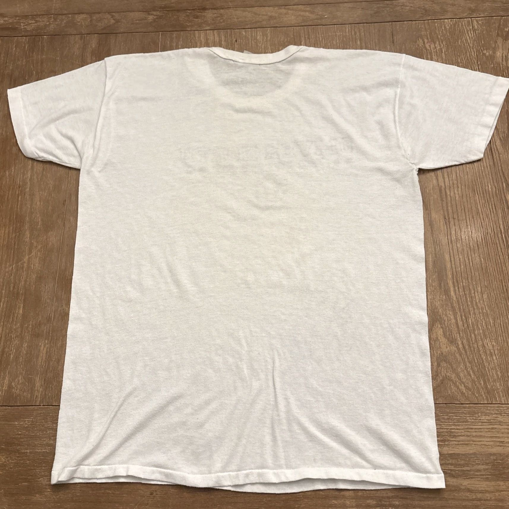 Vintage VINTAGE Single Stitch Oliver North NRA T-Shirt Adult XL White Mens Size US XL / EU 56 / 4 - 4 Thumbnail