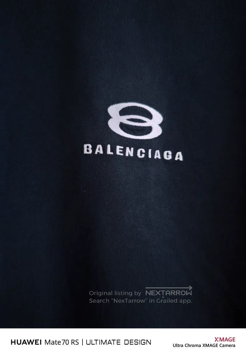 Balenciaga Balenciaga Double Ring Striped Short Sleeve Size US S / EU 44-46 / 1 - 2 Thumbnail
