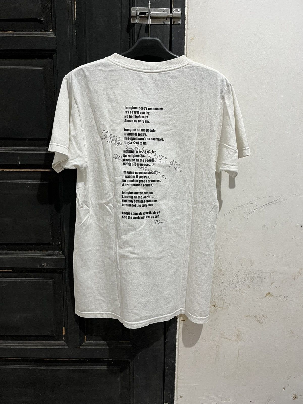 Band Tees × Vintage No War Jhon Lennon Imagine 55OHRYO FS Size US M / EU 48-50 / 2 - 3 Thumbnail