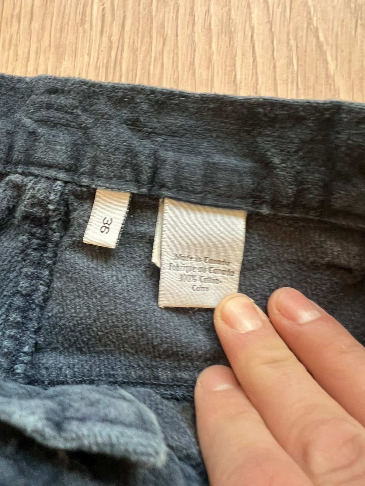 Calvin Klein × Vintage Vintage Calvin Klein 90s Crushed Velvet Pants 34 x 34 1997 Size US 34 / EU 50 - 8 Thumbnail