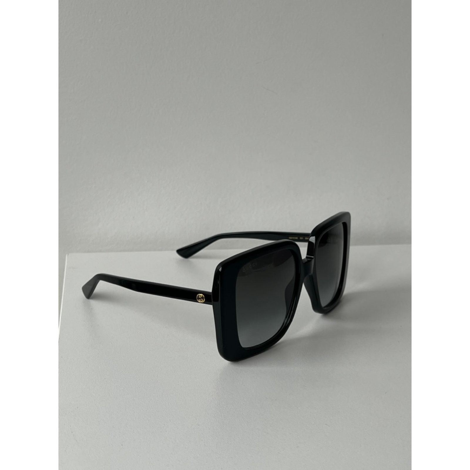 Gucci NEW Gucci GG1314S Black Oversized Square Sunglasses Size ONE SIZE - 4 Thumbnail