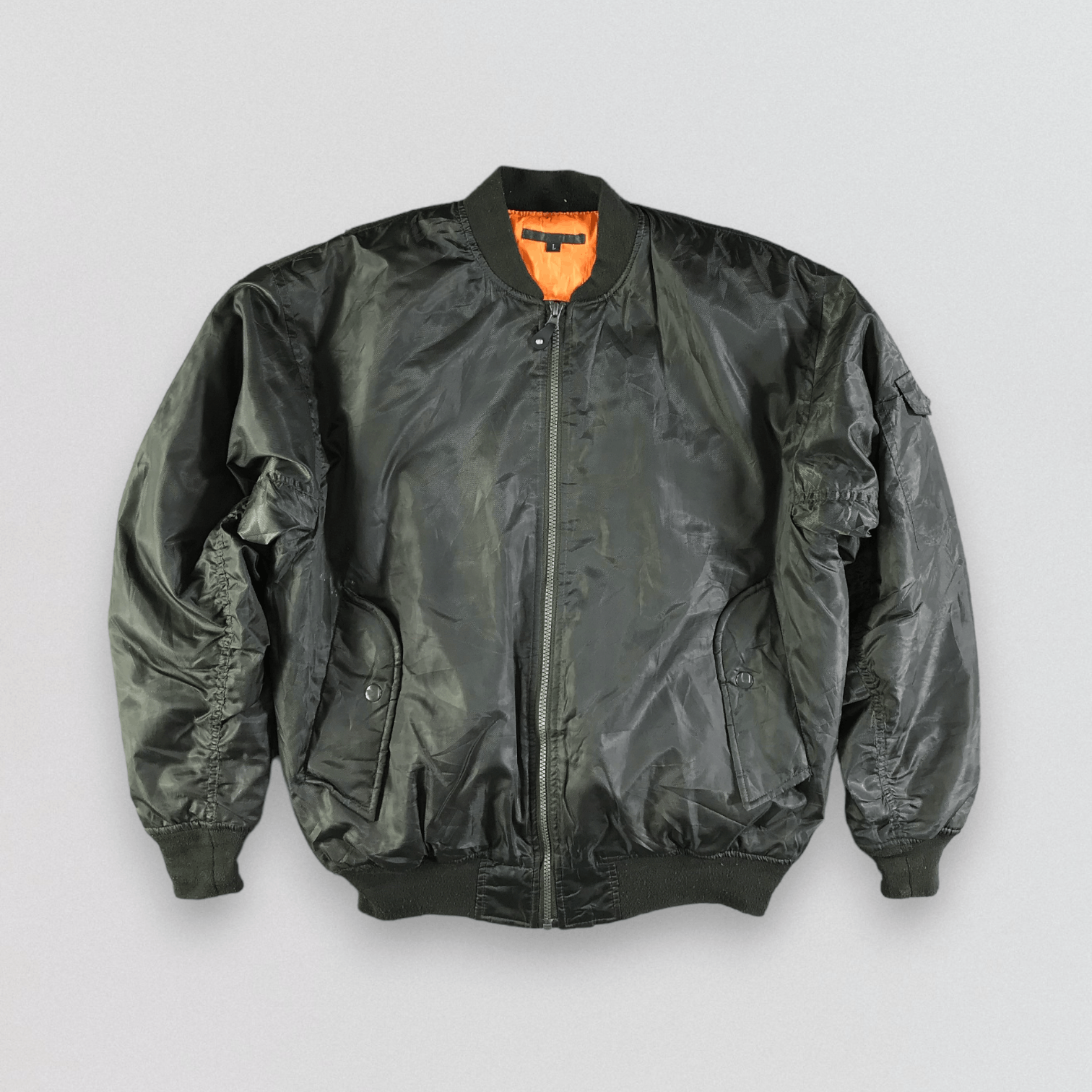 Japanese Brand Japanese Brand Black MA 1 Bomber Jacket Size US L / EU 52-54 / 3 - 1 Thumbnail