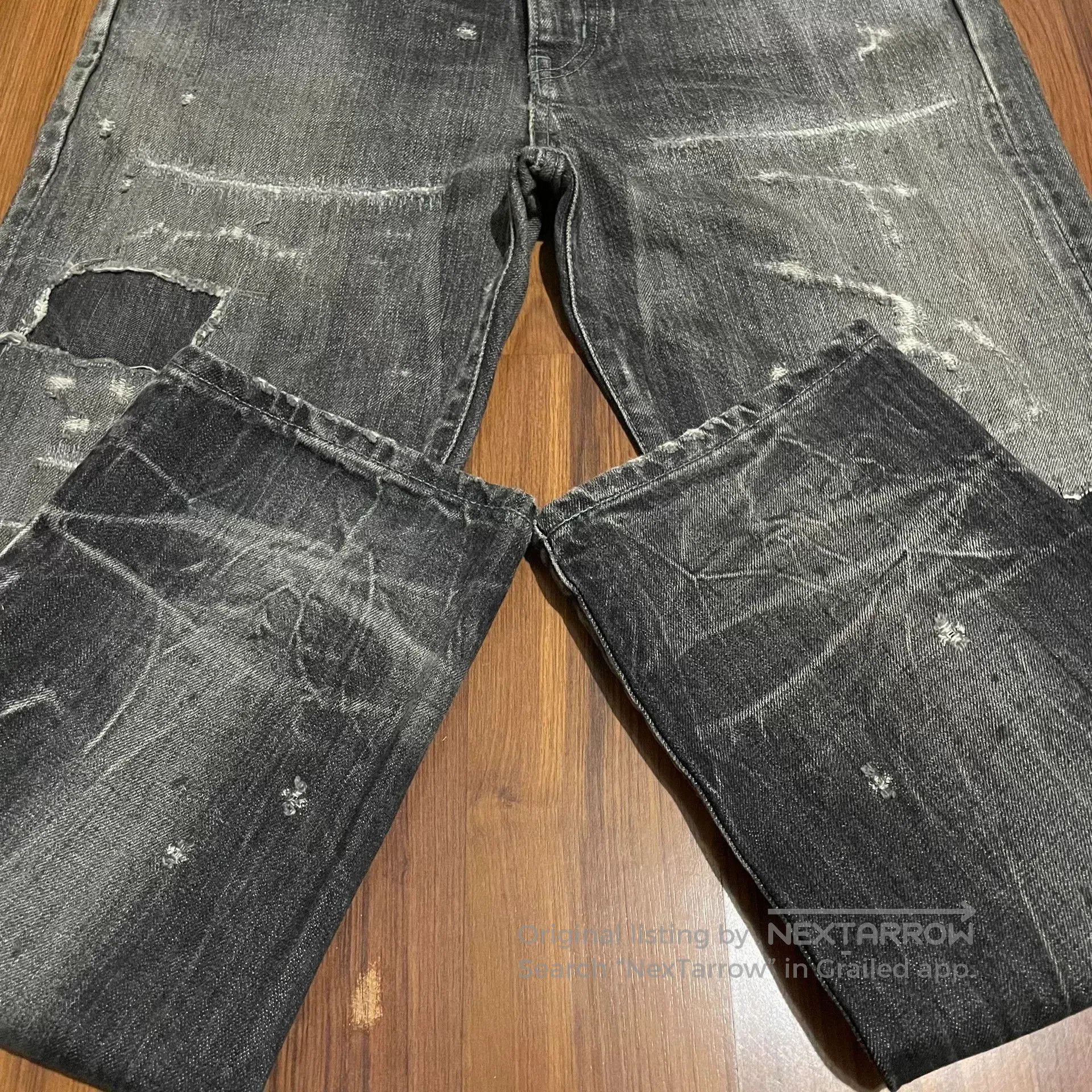 Neighborhood NEIGHBORHOOD 20SS BASIC Bullet Hole Jeans. Size US 26 / EU 42 - 7 Thumbnail