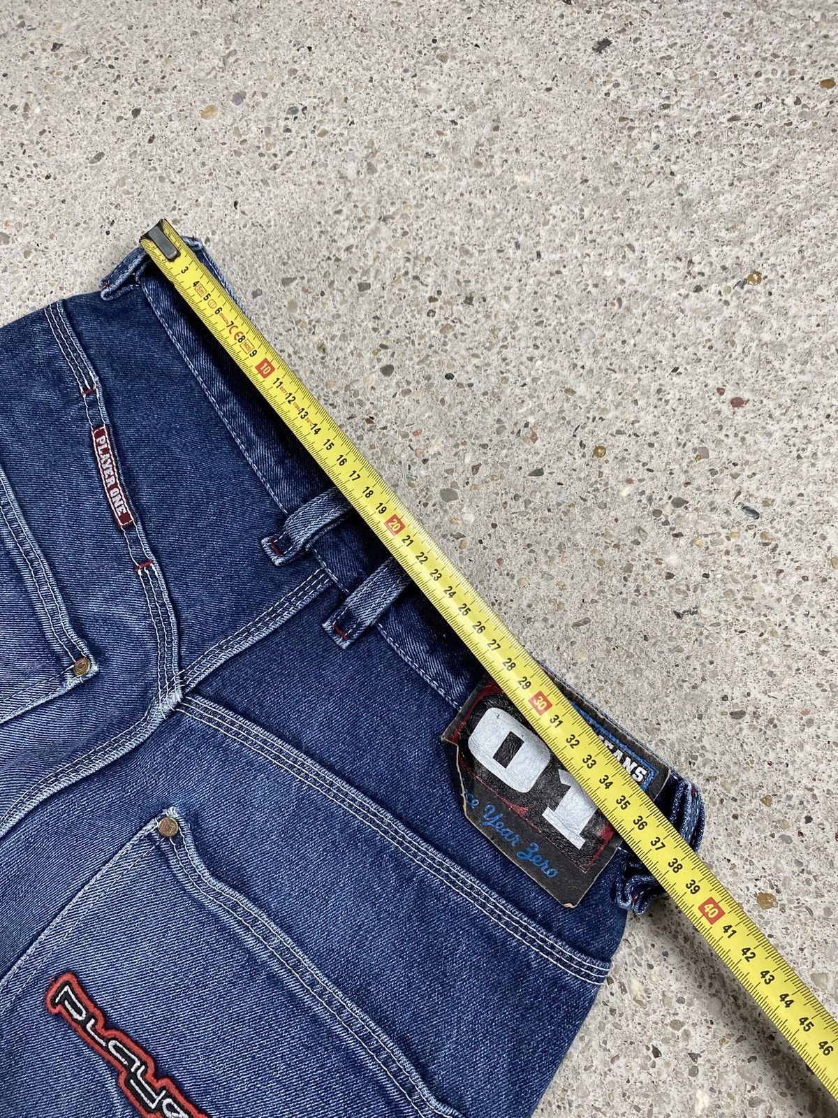 JNCO Vintage player one baggy jeans oversized rap wide leg Size US 30 / EU 46 - 11 Thumbnail