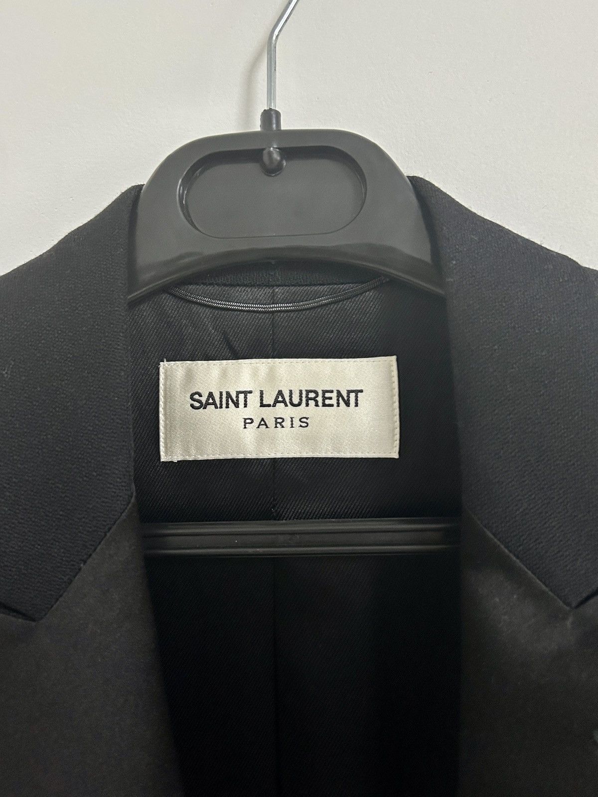 Saint Laurent Paris SAINT LAURENT BY HEDI SLIMANE 16AW LE SMOKING TUXEDO COAT Size XS / US 0-2 / IT 36-38 - 5 Thumbnail