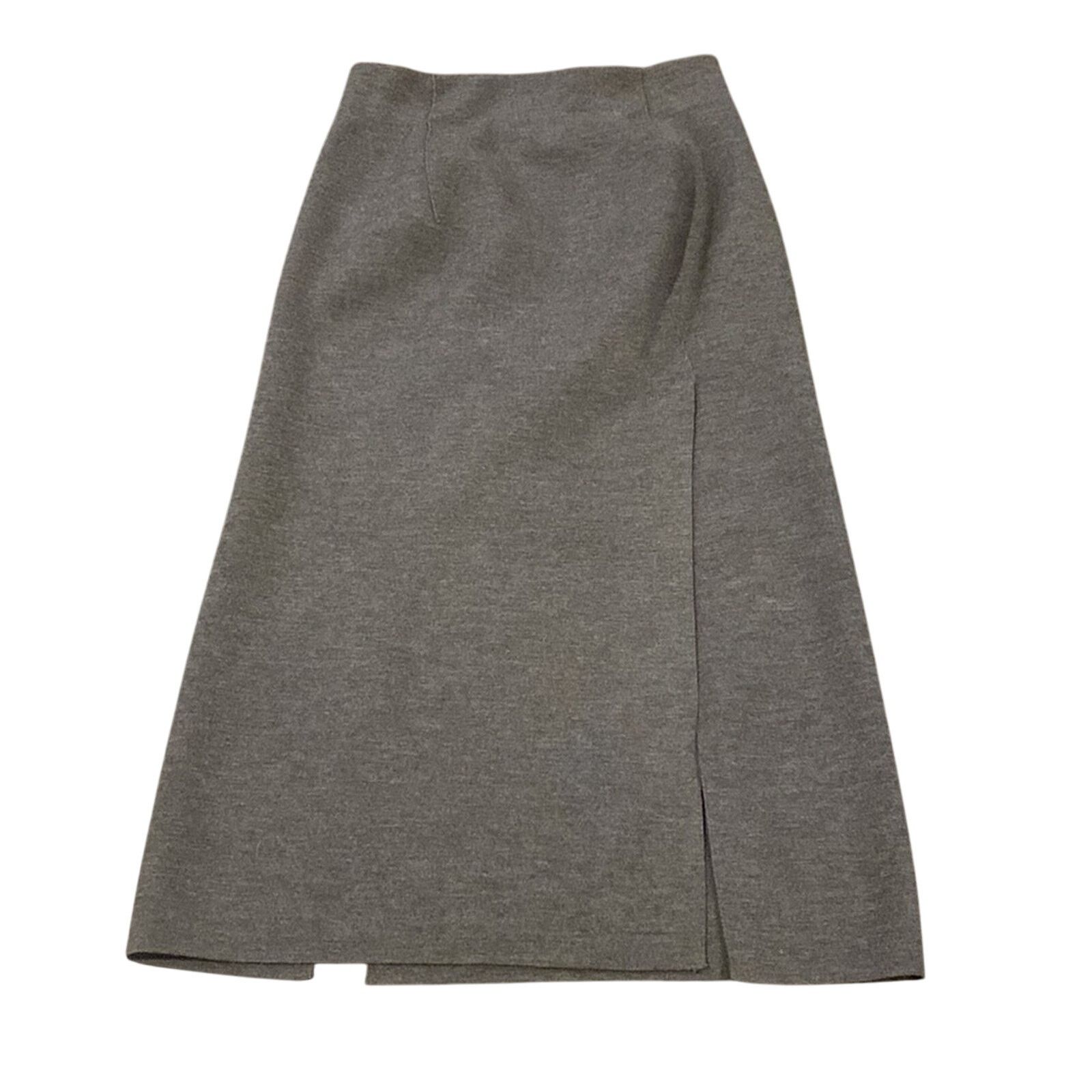 Rag & Bone Rag & Bone Anthracite Alanna Split Wool Skirt SZ.XXS Grey Size 24" / US 00 / IT 34 - 2 Thumbnail