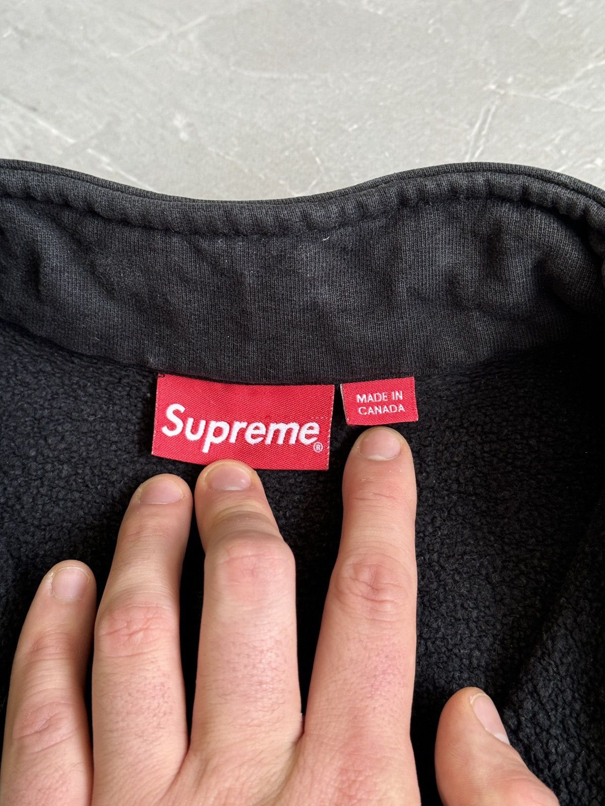 Supreme Supreme World Famous 1/4 Zip Sweatshirt Size US L / EU 52-54 / 3 - 13 Thumbnail