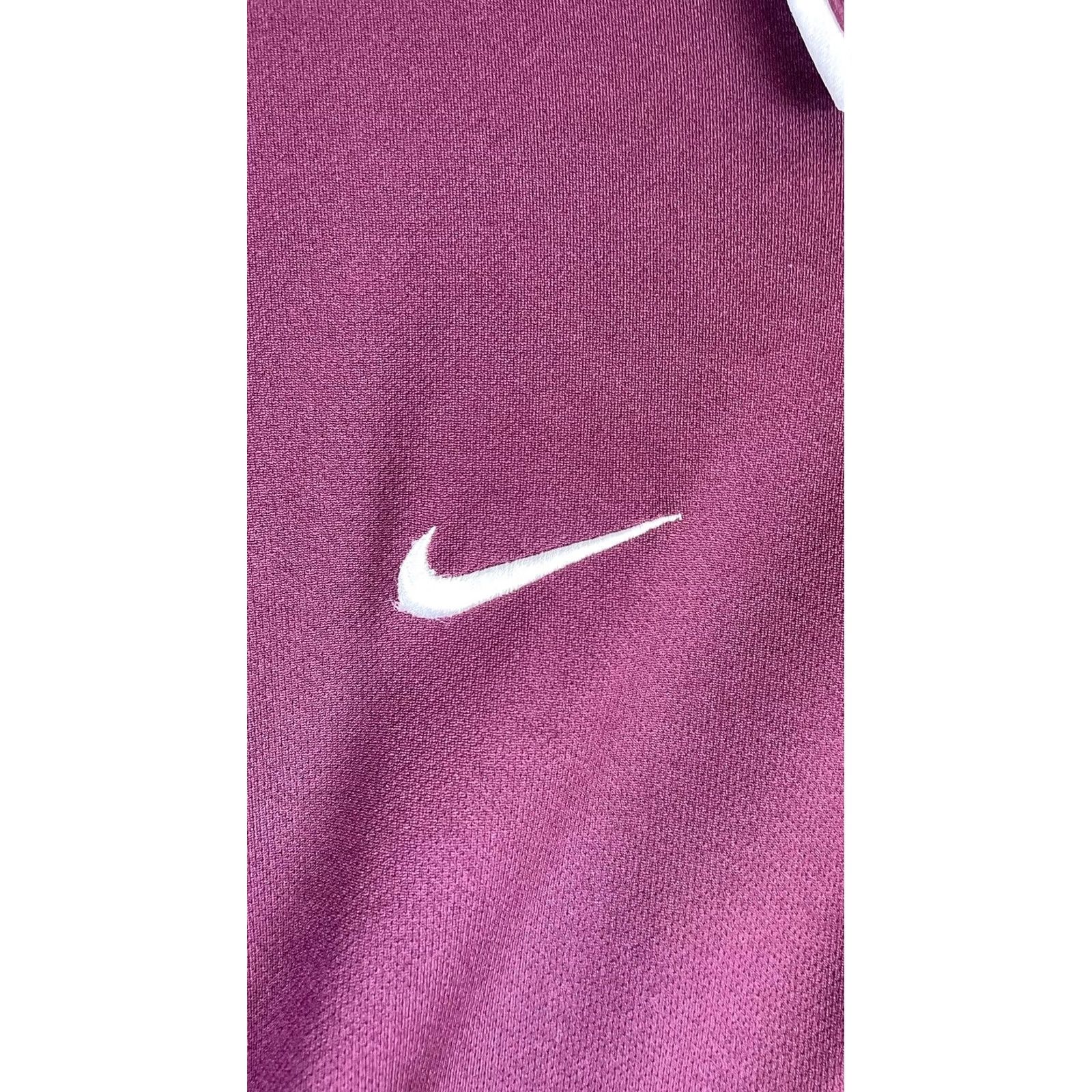 Nike Nike Dri-FIT Polo Shirt Mens XL Purple Solid Golf Short Sleeve Knit Size US XL / EU 56 / 4 - 2 Thumbnail