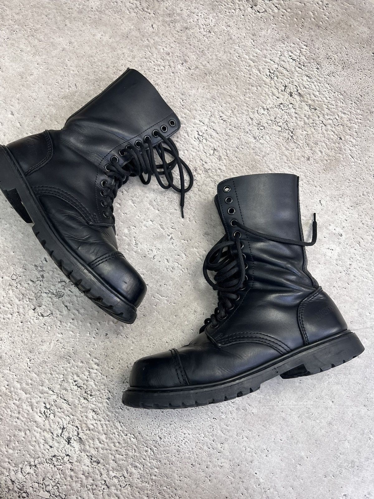 Other UK VTG UNDERCOVER STEEL TOE UNDERGROUND HIGH Combat BOOTS Size US 8 / EU 41 - 12 Thumbnail