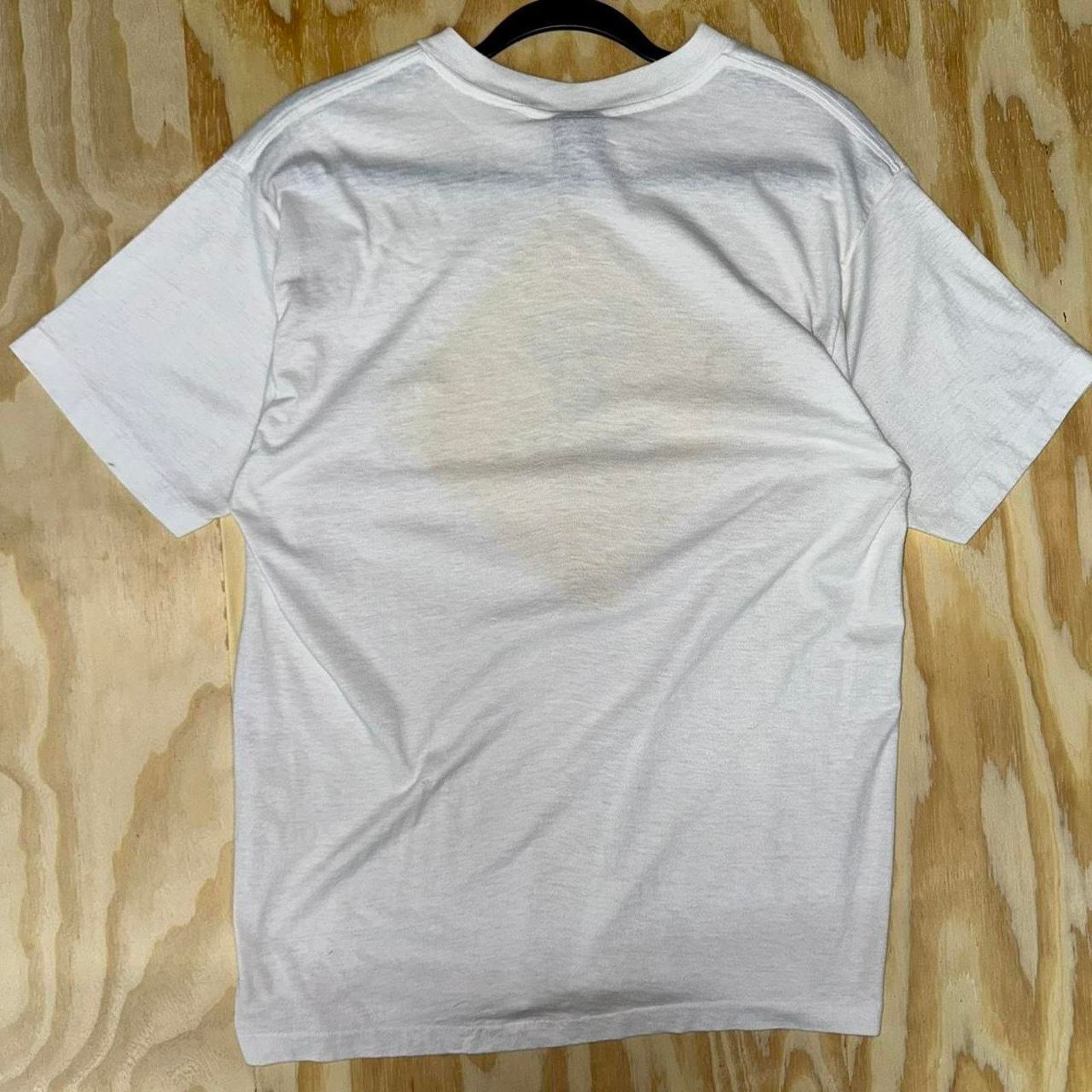 Vintage XL - Vintage y2k "dad in shirt" caution funny t-shirt Size US XL / EU 56 / 4 - 3 Thumbnail