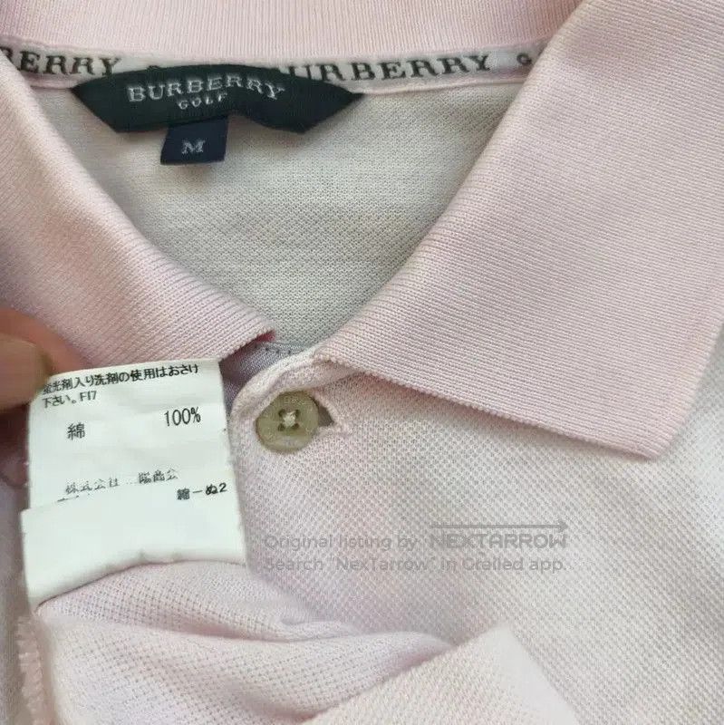 Burberry Burberry Men’s Summer Pink Cotton Polo. Size US M / EU 48-50 / 2 - 7 Thumbnail