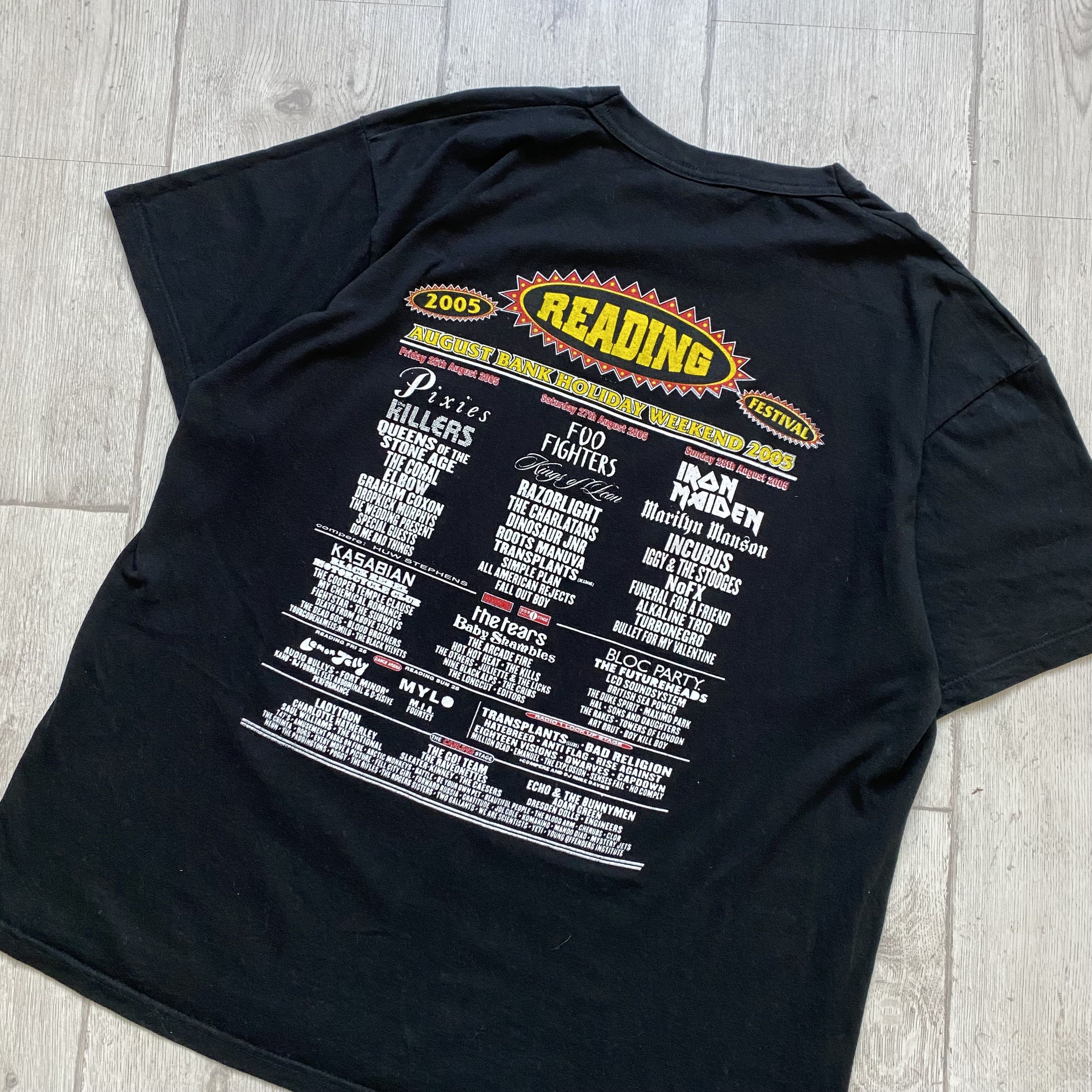 Band Tees 💥 Reading Festival Vintage Band Tees Iron Maiden Kasabian Size US XL / EU 56 / 4 - 3 Thumbnail