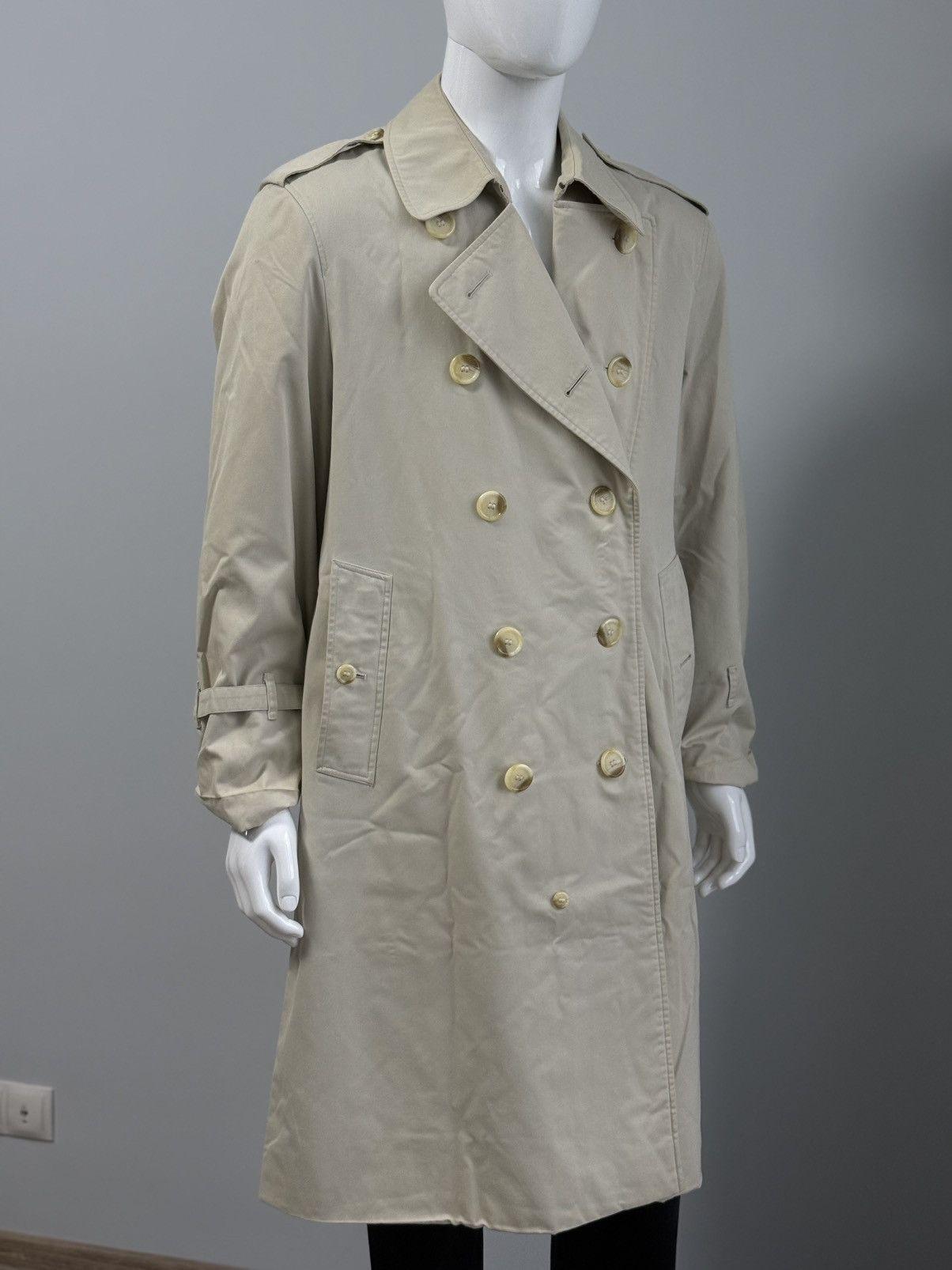 Burberry Vintage 90’s Burberry’s nova check men’s trench coat Size US L / EU 52-54 / 3 - 4 Thumbnail