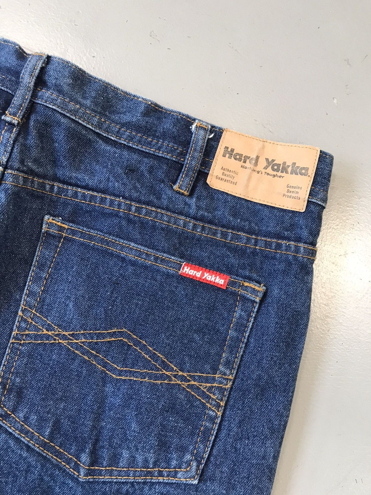 Vintage Y2K vintage hard yaaka knee strip denim Size US 36 / EU 52 - 10 Thumbnail