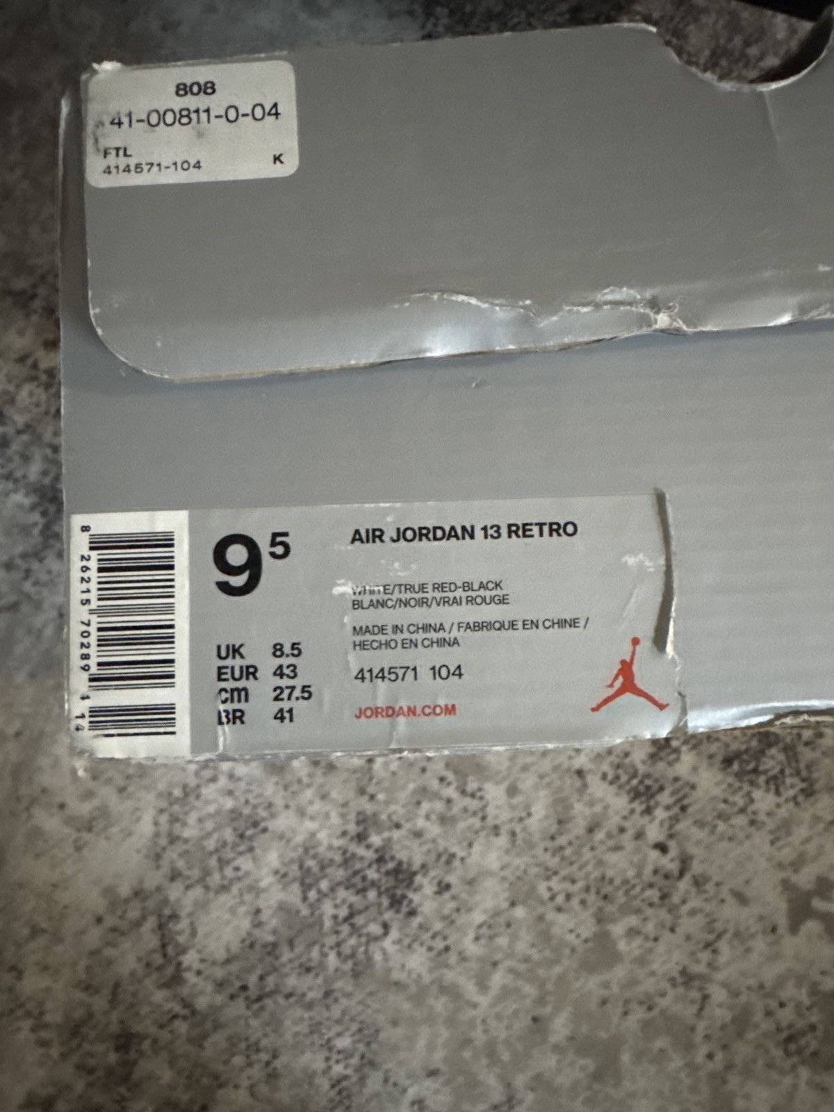Jordan Brand Air Jordan 13 Retro Size US 9.5 / EU 42-43 - 3 Thumbnail
