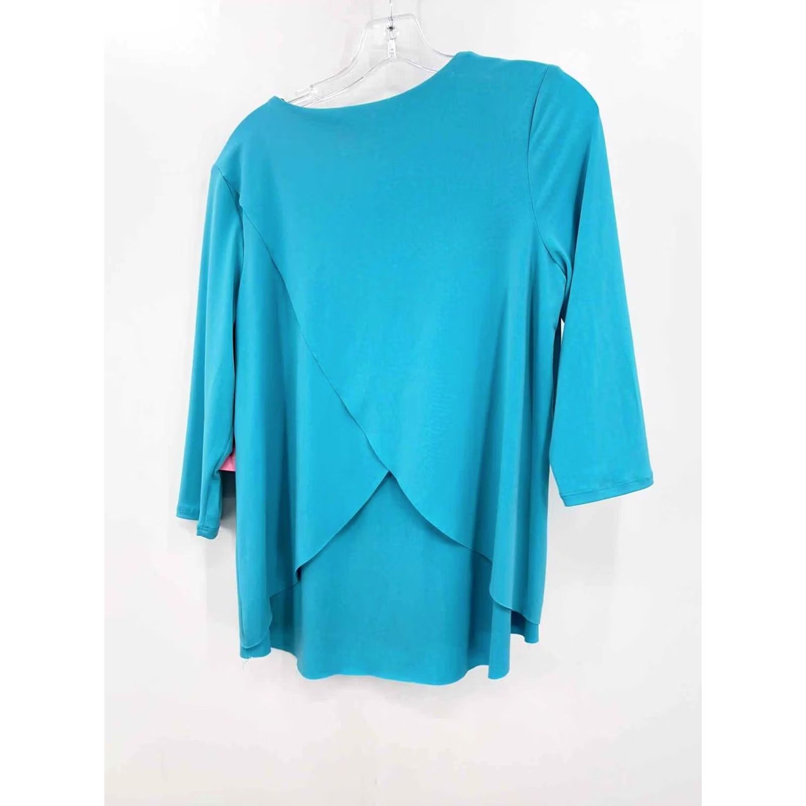 Vintage Soft Works Blue Blouse Adult Medium Size M / US 6-8 / IT 42-44 - 2 Thumbnail