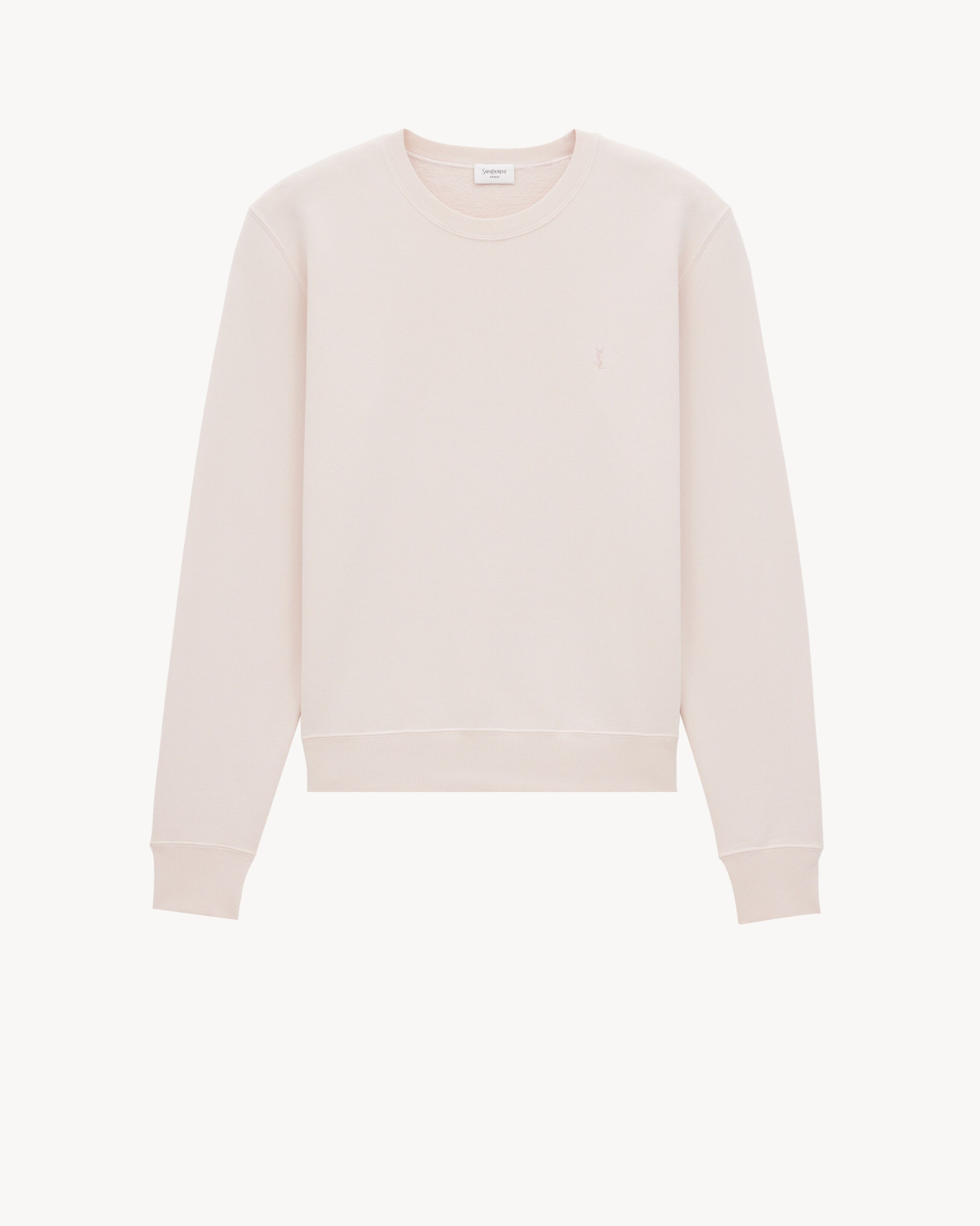 Saint Laurent Paris o1bcso1str1025 Cassandre Sweatshirt in Pink Size US L / EU 52-54 / 3 - 1 Thumbnail