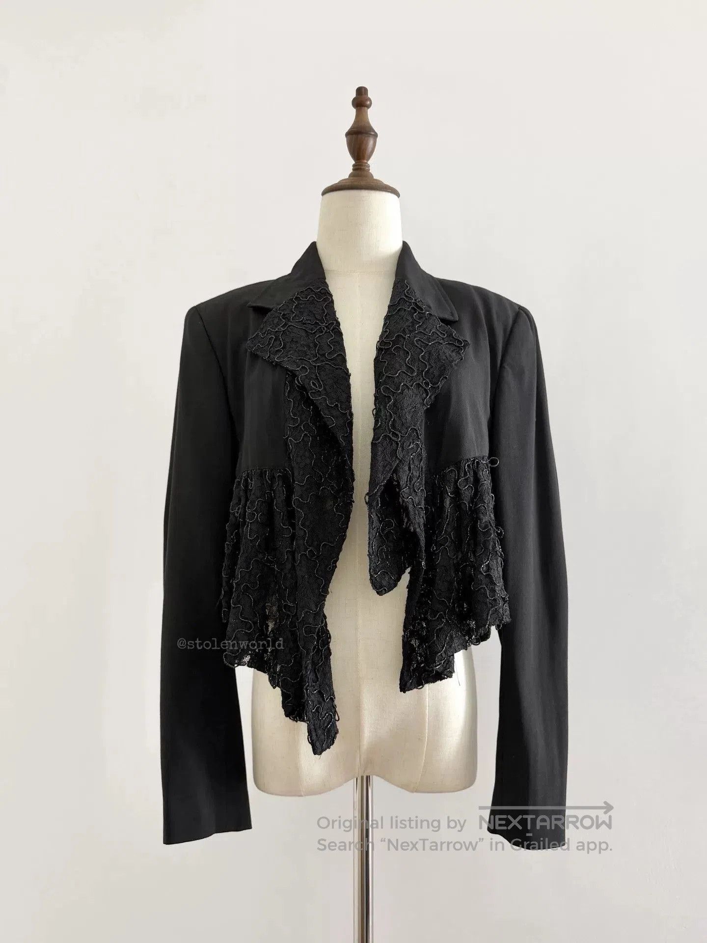 Comme des Garcons comme des garcons lace suit jacket. Size L / US 10 / IT 46 - 3 Thumbnail