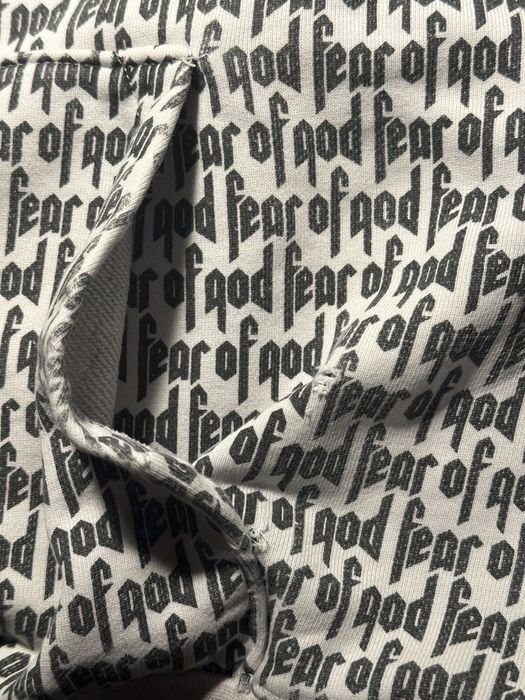 Fear of god x pacsun all on sale over print hoodie