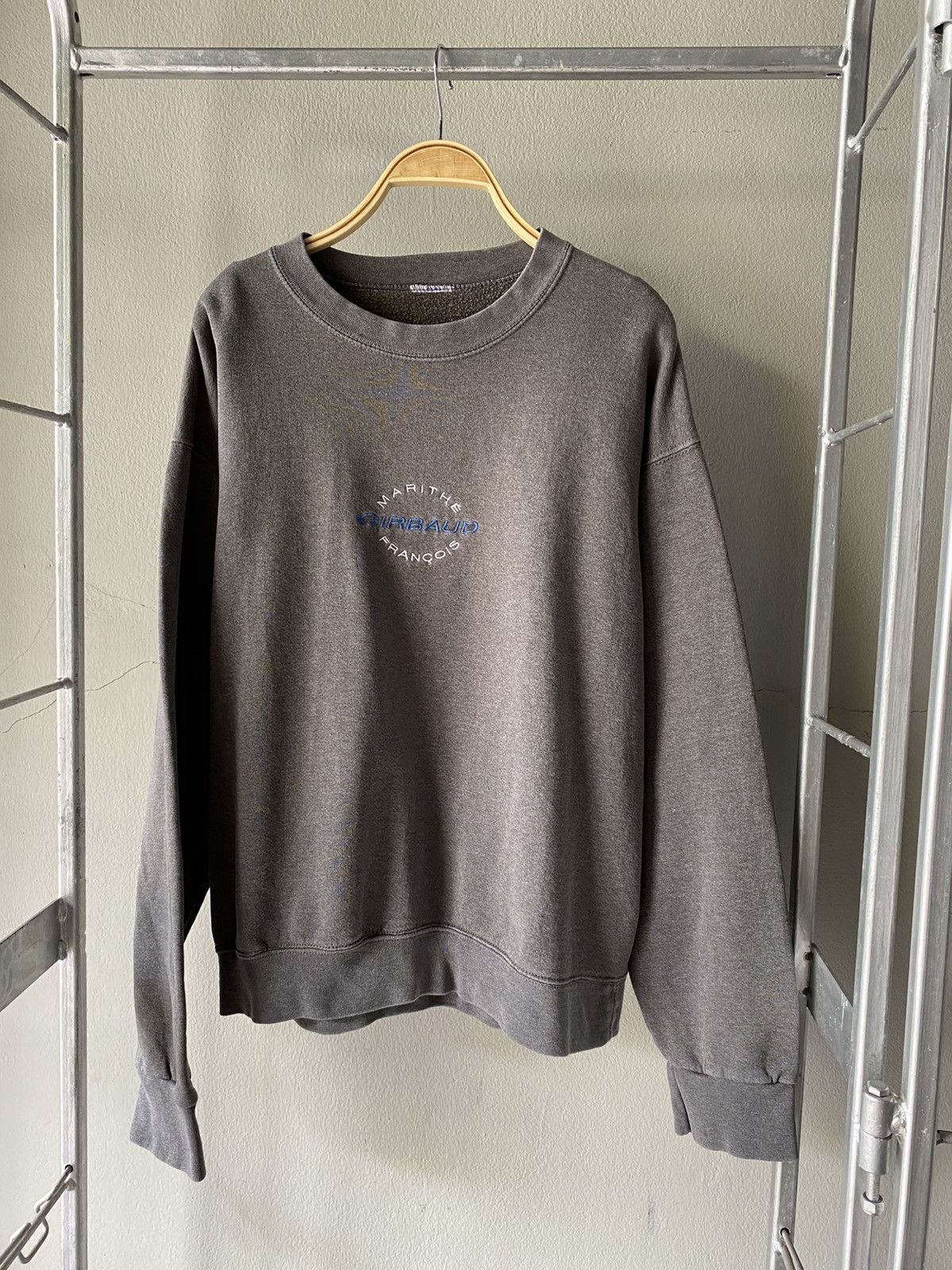 Marithe + Francois Girbaud MARITHE GIRBAUN FRANÇOIS Gray Logo Embroidered Sweater Size US M / EU 48-50 / 2 - 11 Thumbnail