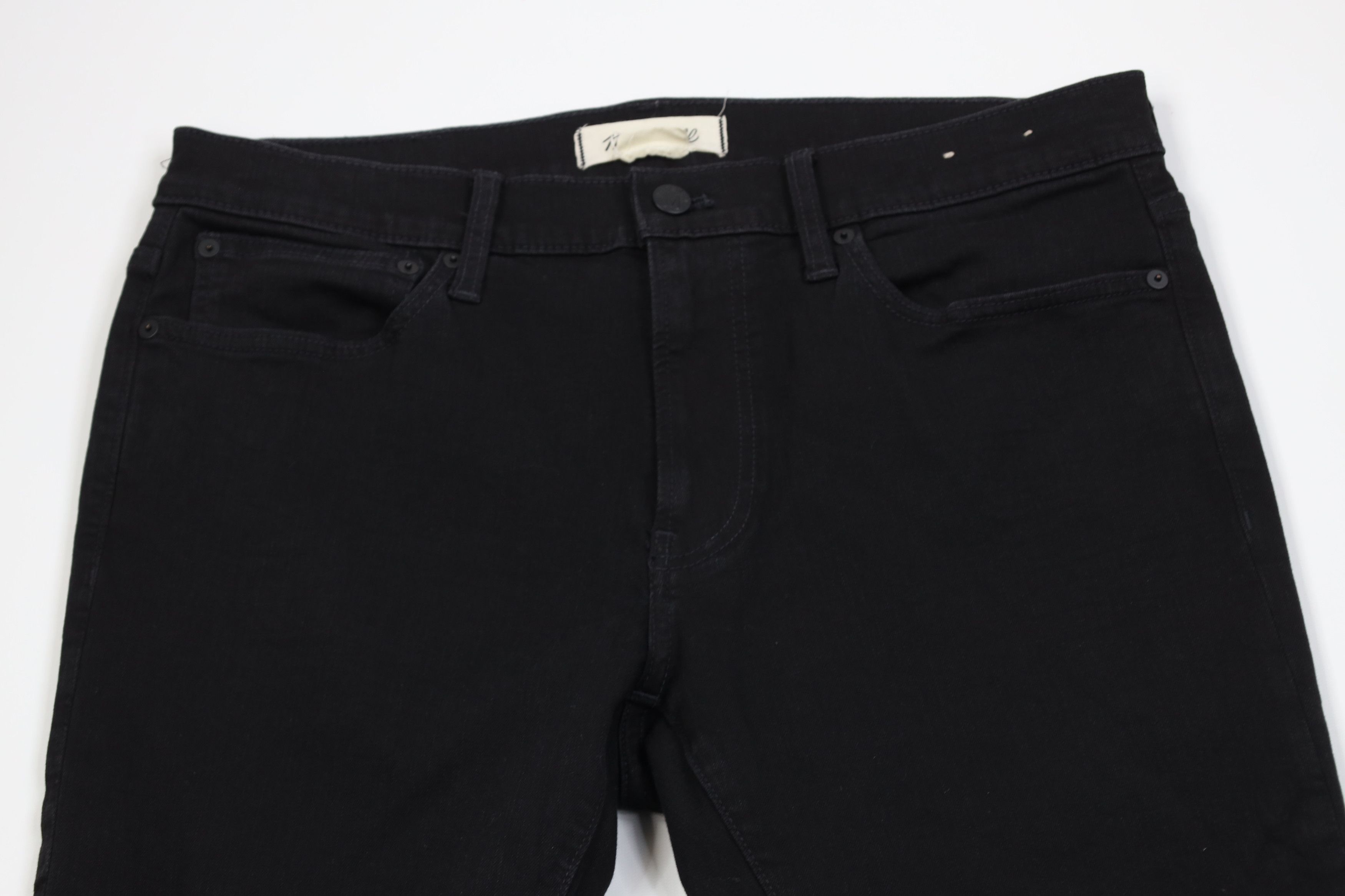 Madewell Madewell Faded Stretch Skinny Leg Denim Jeans Black Size US 33 - 2 Thumbnail