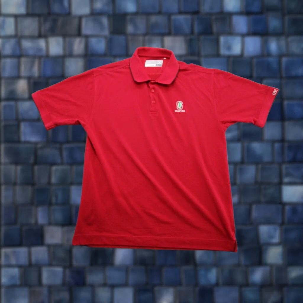 Cutter & Buck Cutter & Buck Men's Stanford University Golf Polo Shirt Size L Red Dry Tec Sports University Championship Polo Size US L / EU 52-54 / 3 - 1 Thumbnail
