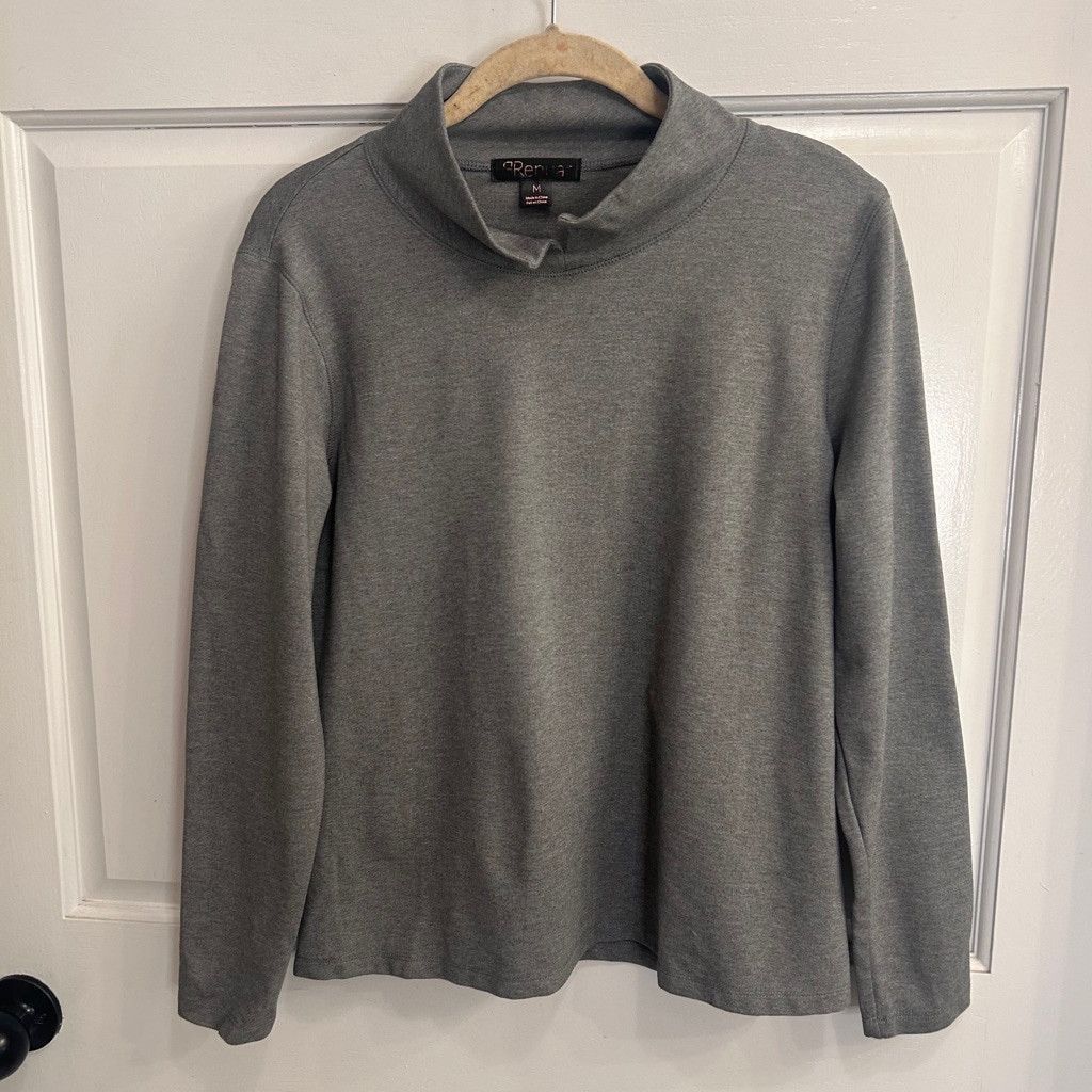 Renuar Women's Renuar Gray Long Sleeve Shirt Size M Size M / US 6-8 / IT 42-44 - 1 Thumbnail