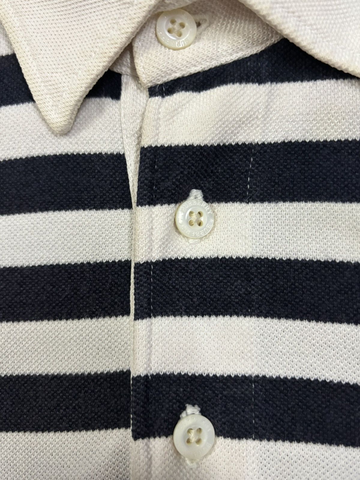 Burberry Vintage Burberry London Small Logo Striped Polo Shirt Size US M / EU 48-50 / 2 - 5 Thumbnail