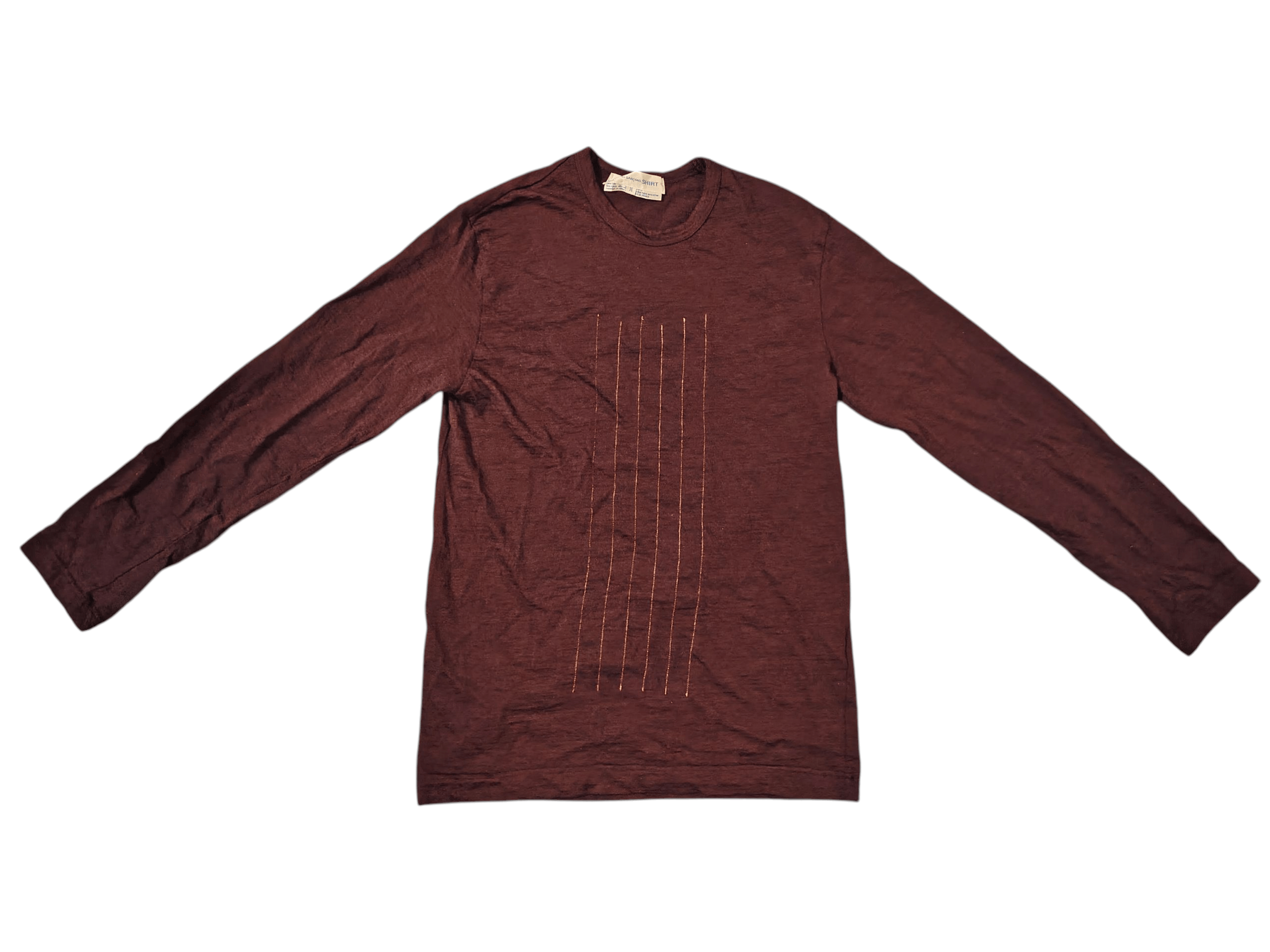 Comme des Garcons CDG comme des Garcons Long Sleeve Wool CDG SHIRT Size US S / EU 44-46 / 1 - 1 Thumbnail