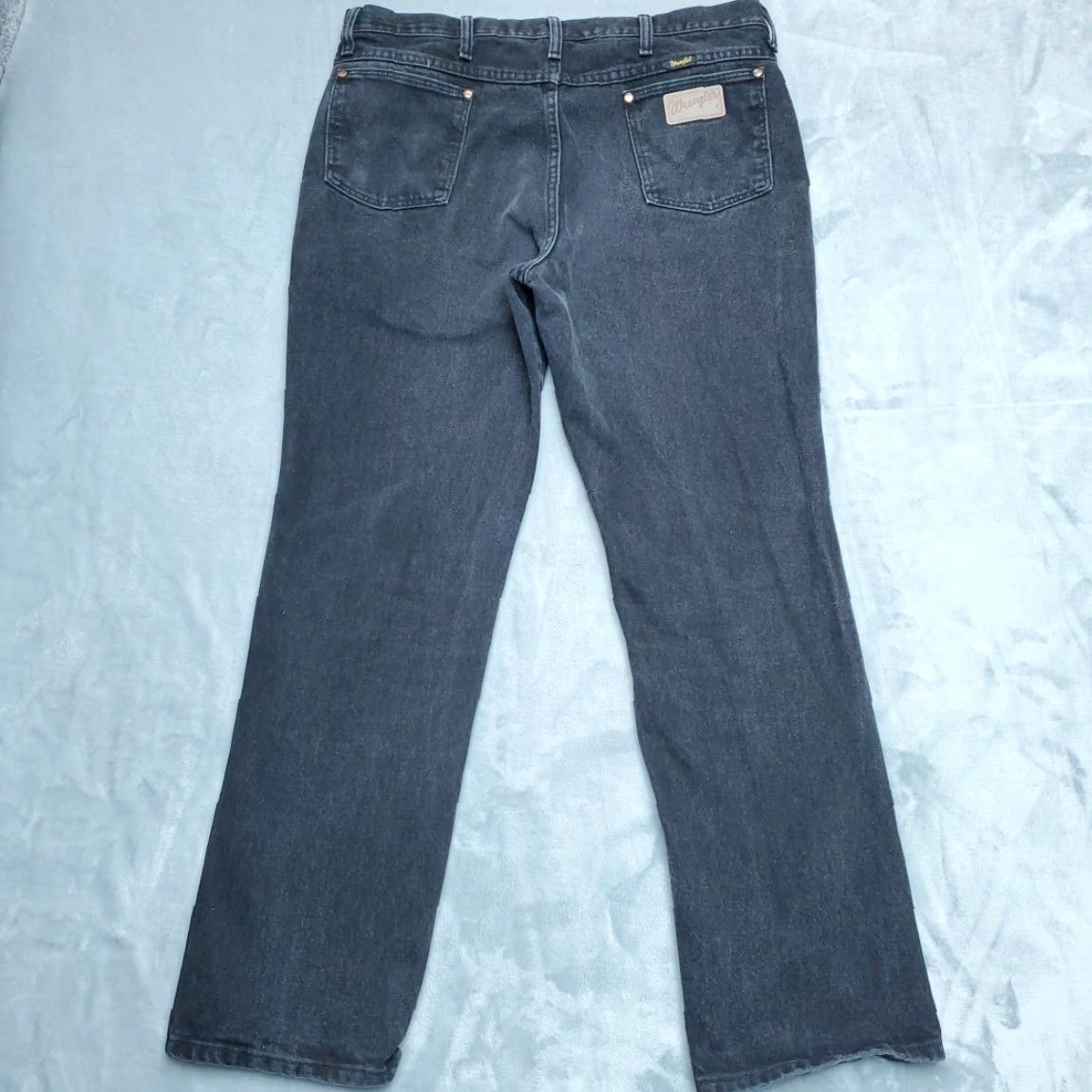 Wrangler VINTAGE Wrangler Jeans Mens 38x32 Black Denim Pants 936WBK Western Cowboy Work Size US 38 / EU 54 - 6 Thumbnail
