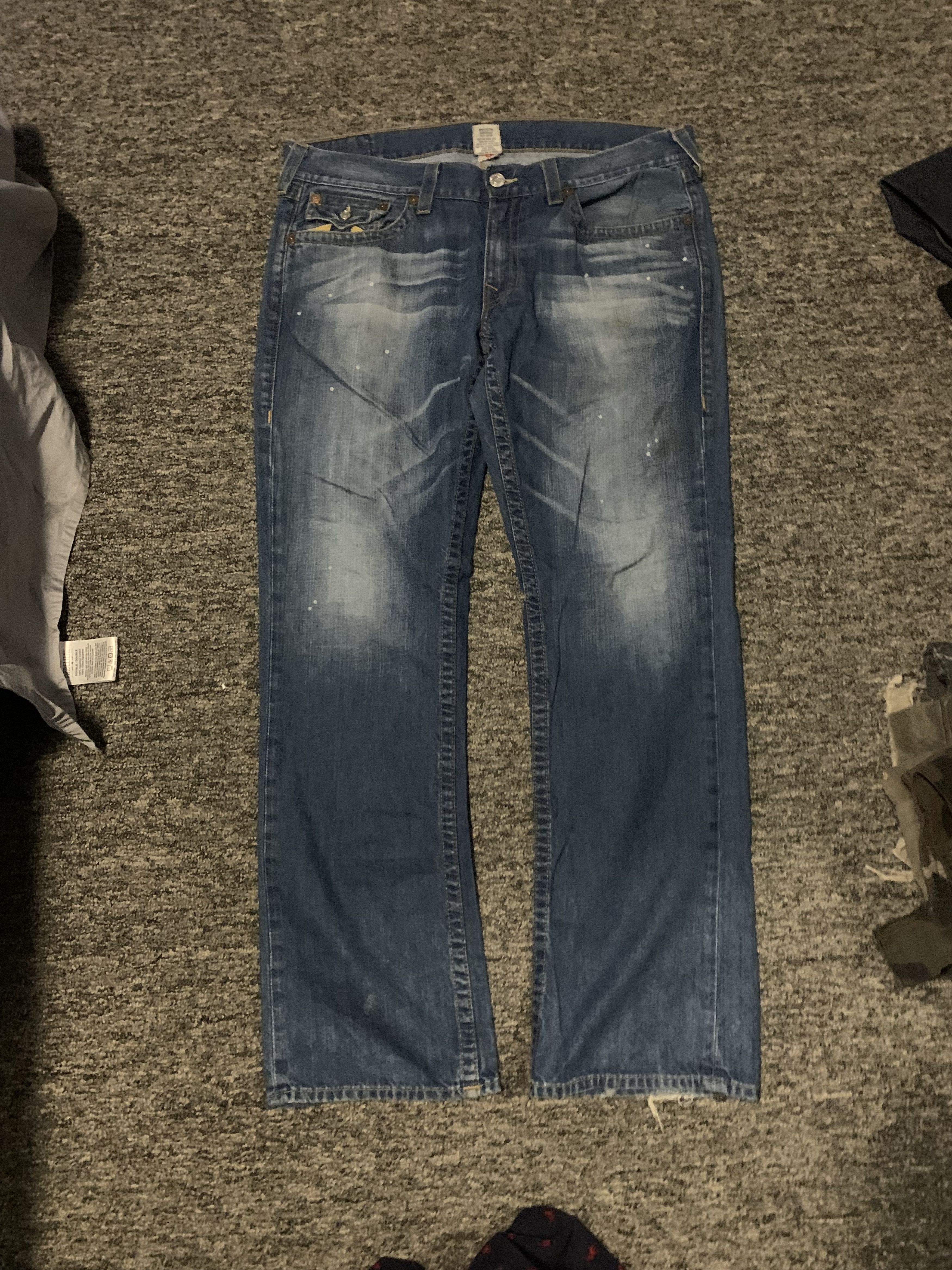 True Religion Yellow stitch trues Size US 38 / EU 54 - 4 Thumbnail