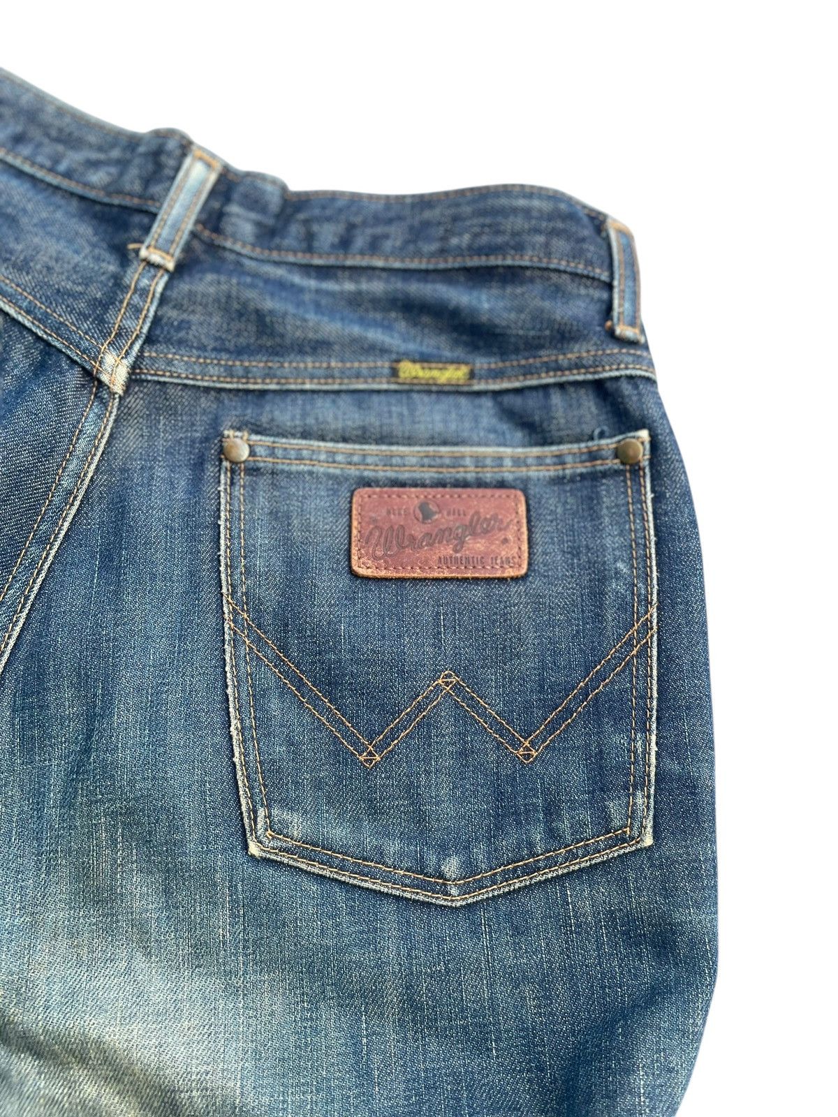 Wrangler Vintage Flare Lady Wrangler Blue Bell Size 29" - 11 Thumbnail
