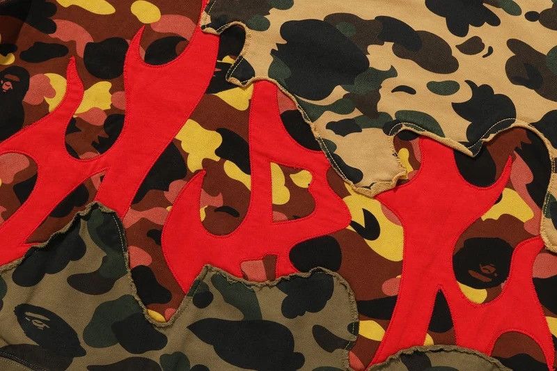 Bape Bape Upcycled Sweatshirt Size ONE SIZE - 5 Thumbnail
