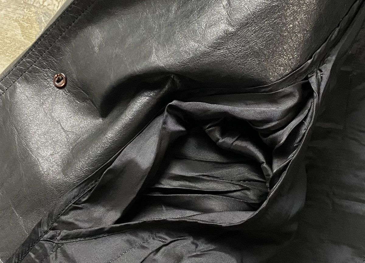Costume National Costume National Homme - Leather Coat Jacket Size US S / EU 44-46 / 1 - 11 Thumbnail