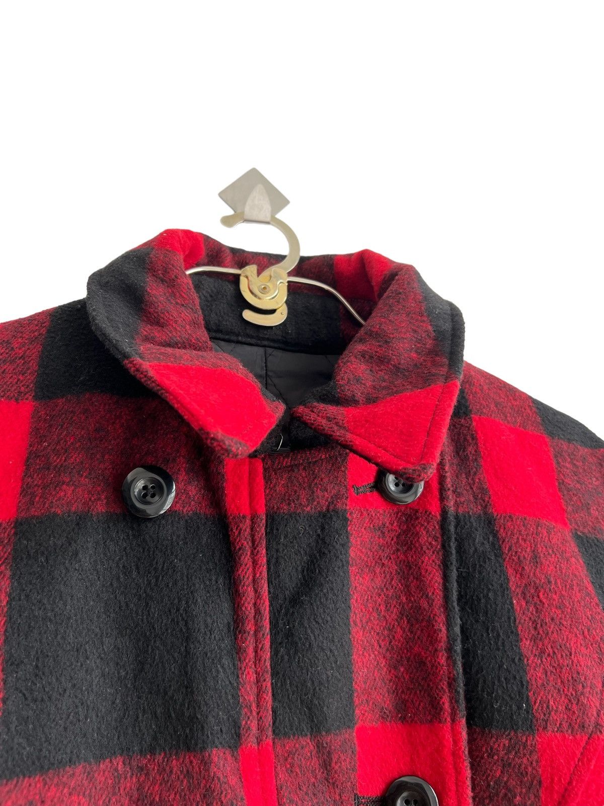 Lumberjack 1990s PPFM Anarchy Plaid Tartan Wool Blend Officer Jacket Size US M / EU 48-50 / 2 - 4 Thumbnail