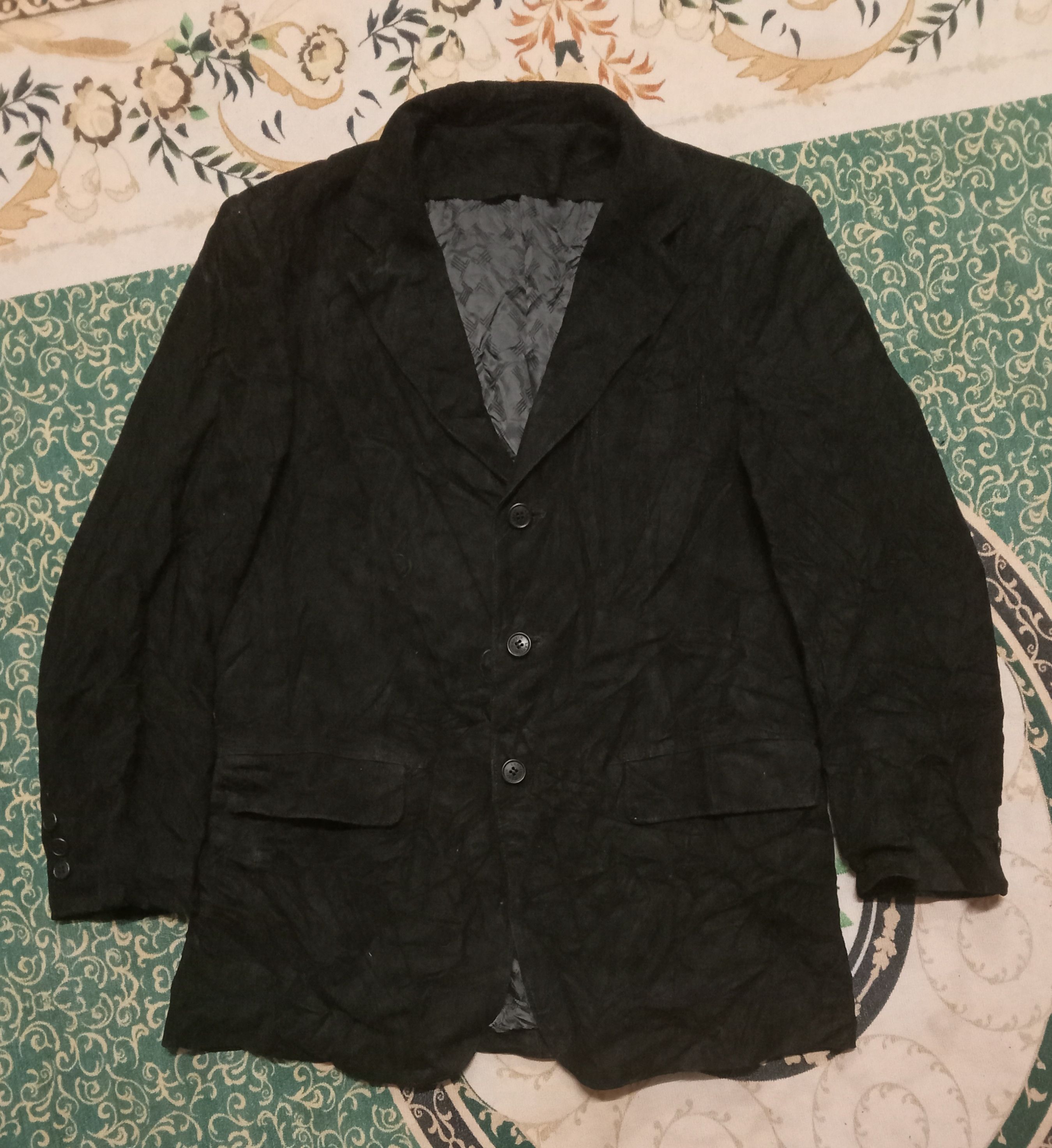 Lanvin Vintage Lanvin Collection Sheep Leather Blazers Size 46S - 1 Thumbnail