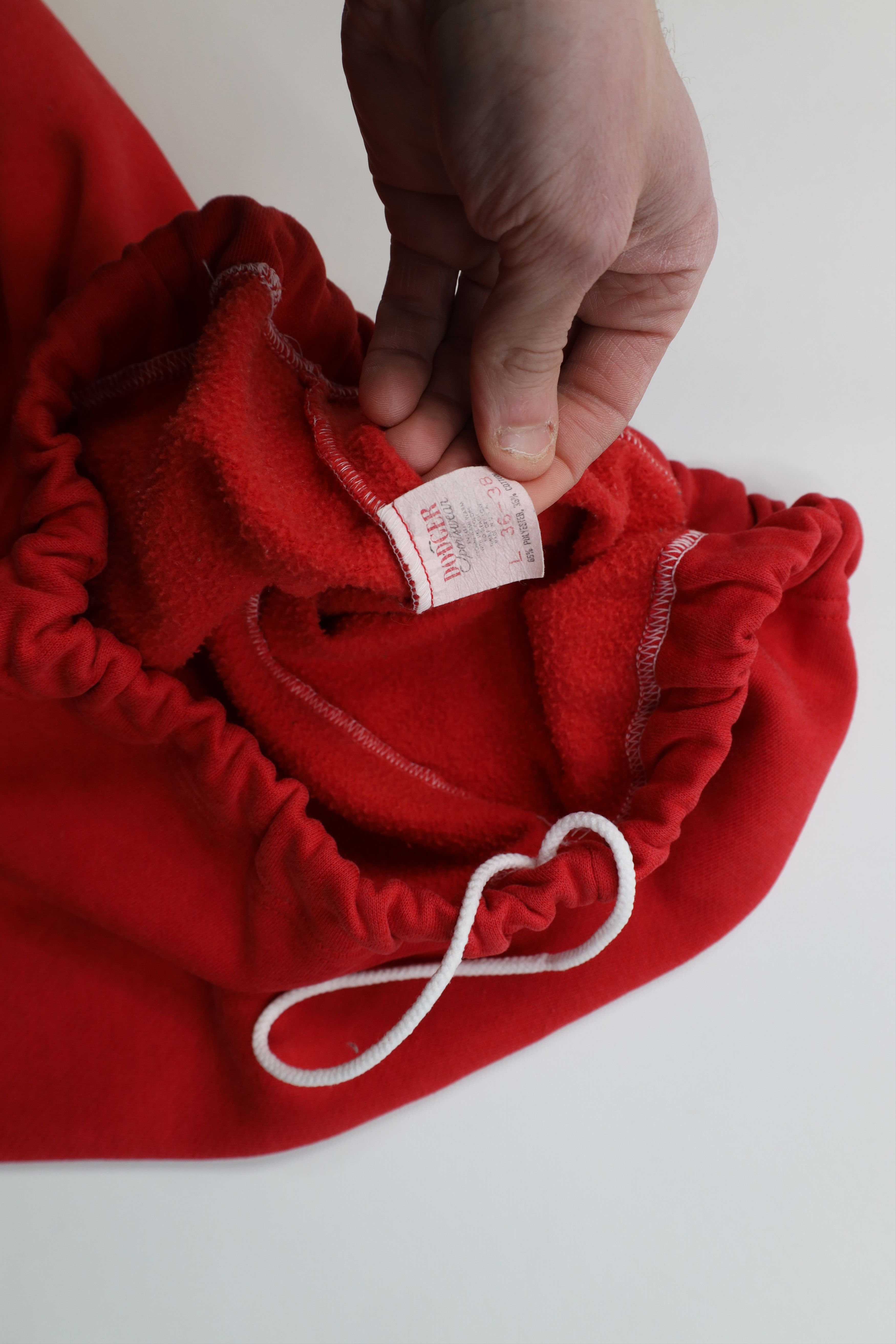 Vintage Vintage 80s 90s Streetwear Sweatpants Joggers Pants Red USA Size US 36 / EU 52 - 9 Thumbnail