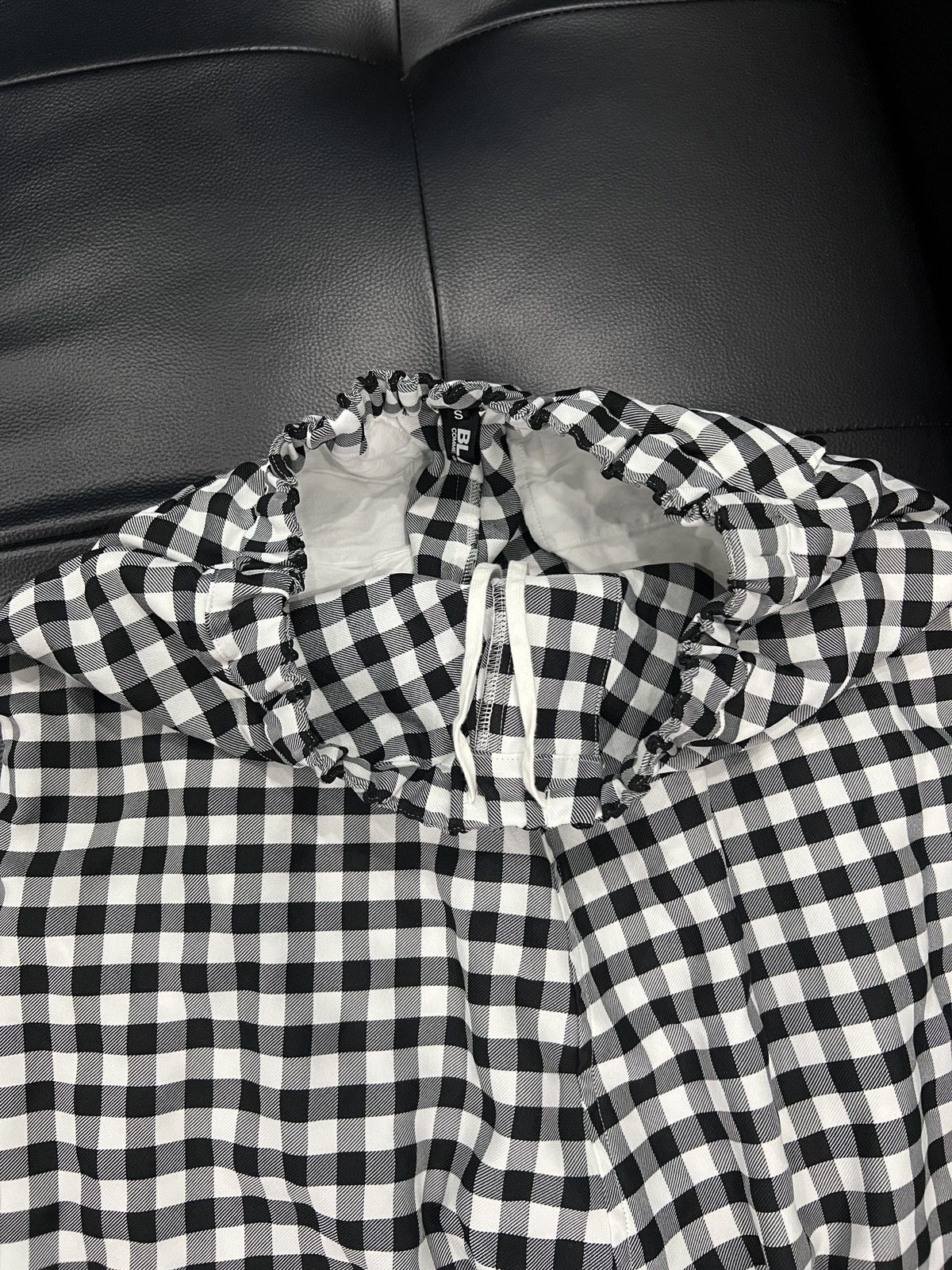 Comme des Garcons Black Black Comme des Garçons 2023 Check Cropped Pants Size US 30 / EU 46 - 5 Thumbnail