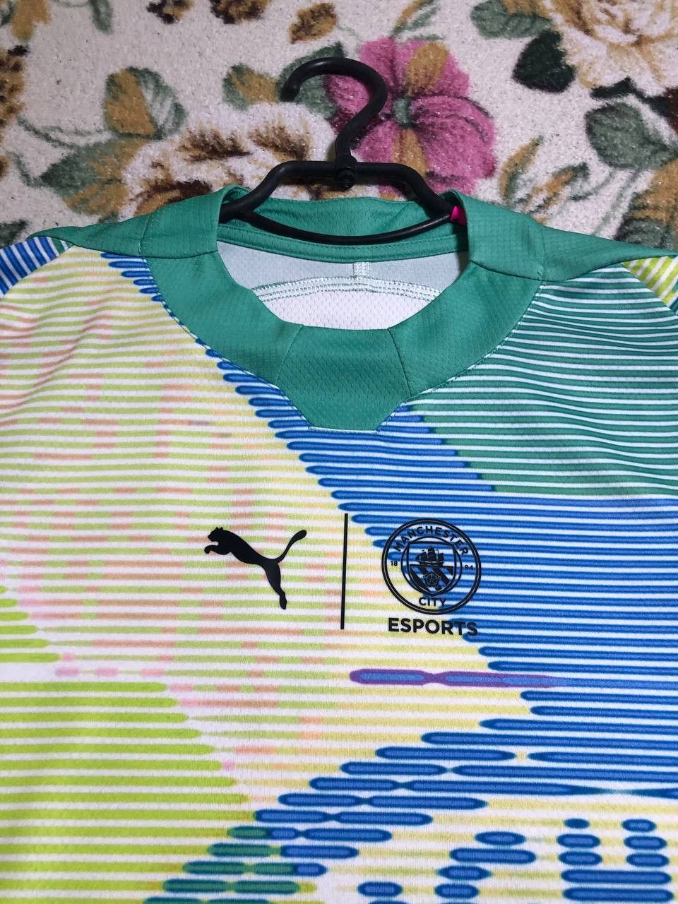 Puma Puma Manchester City Esports Soccer Jersey Size US XXS / EU 40 - 7 Thumbnail