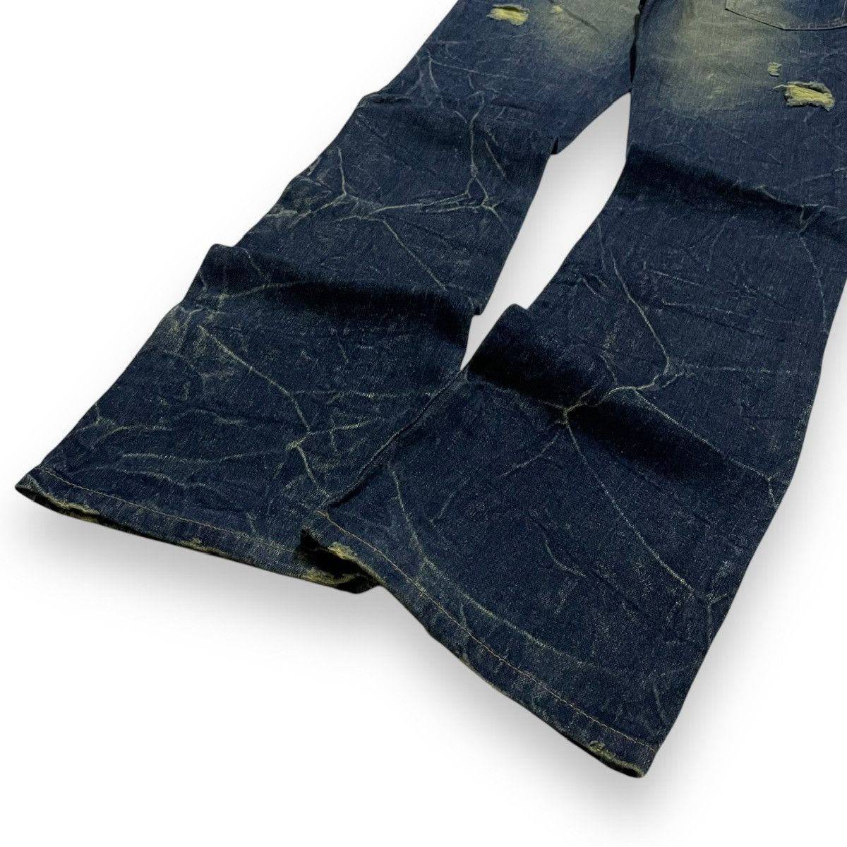 20471120 ORIGINAL FLARE JAPANESBRAND PENDORA DISSTRESED DENIM (з0x40) Size US 30 / EU 46 - 13 Thumbnail
