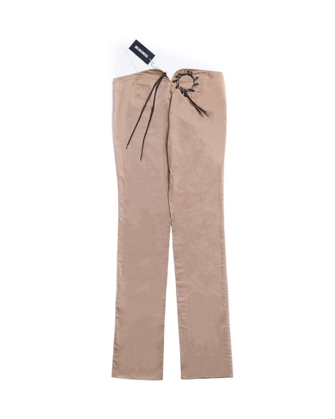 image of Dirk Bikkembergs S/s 2003 Pants in Beige, Women's (Size 28)