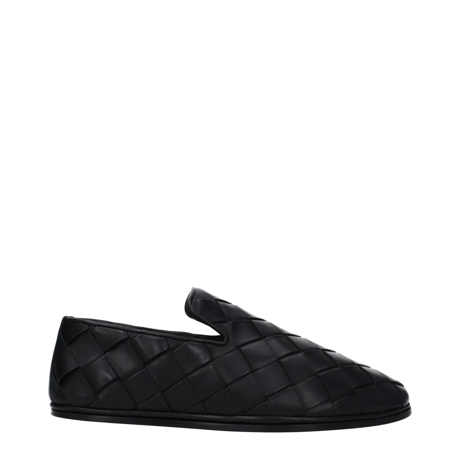 Bottega Veneta ob1o1e0325 Leather Slip Ons in Black Size US 6 / EU 39 - 1 Thumbnail